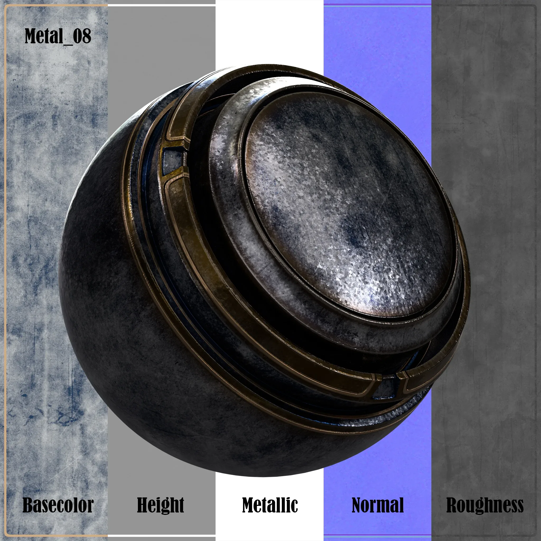 28Texture metal PBR 4k + Smart Materials