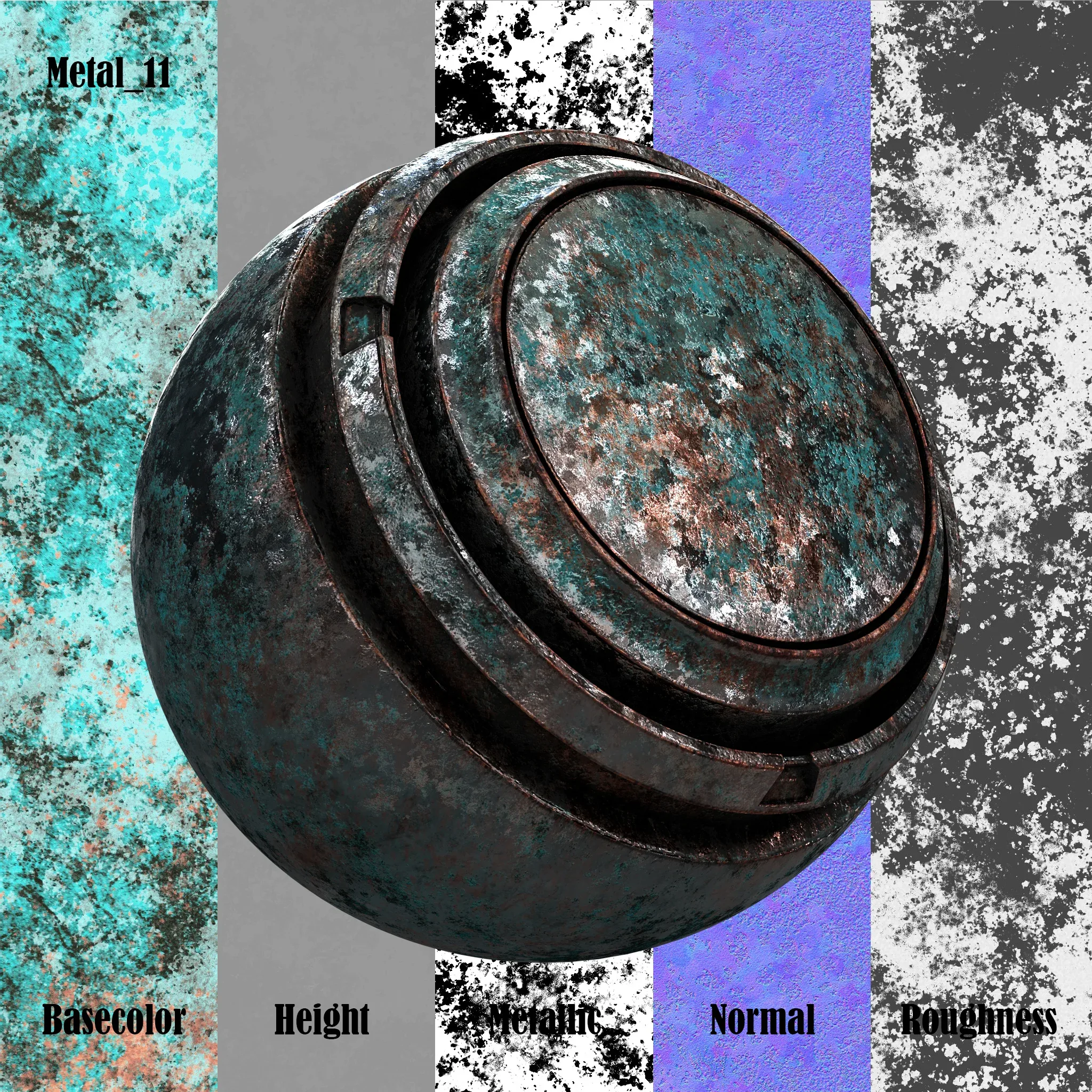 28Texture metal PBR 4k + Smart Materials