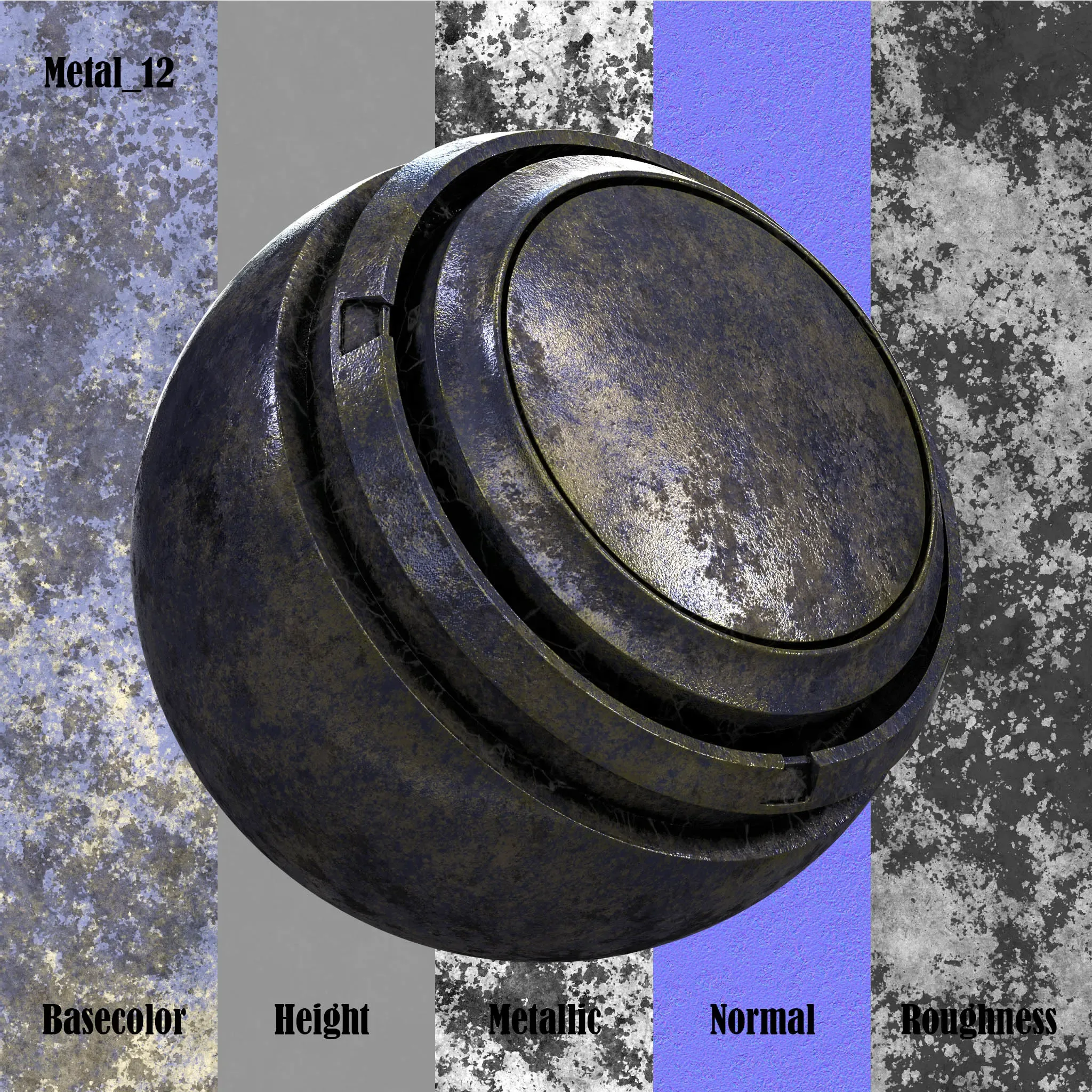 28Texture metal PBR 4k + Smart Materials