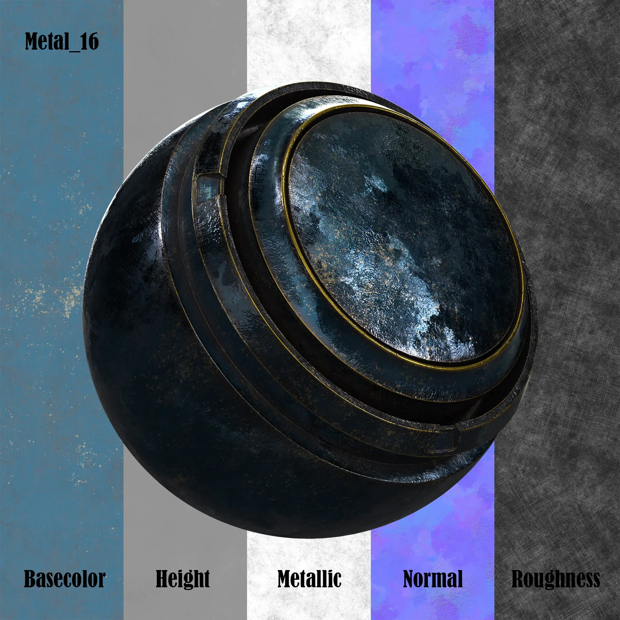 28Texture metal PBR 4k + Smart Materials