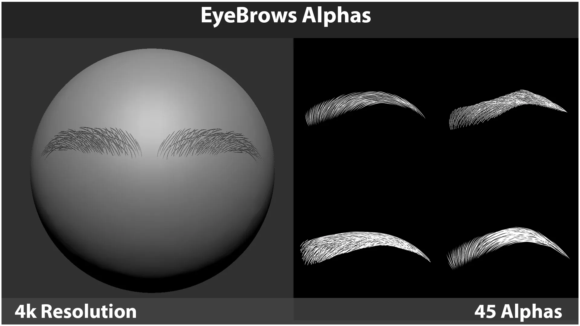 EyeBrows Alphas