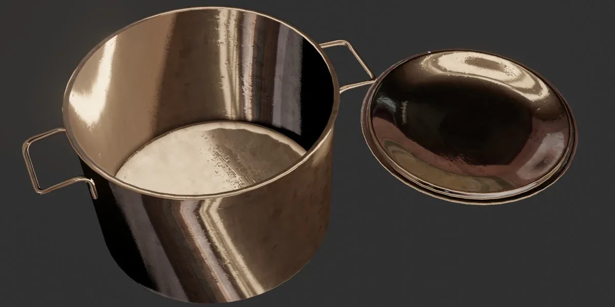 Stock Pot 3D Model