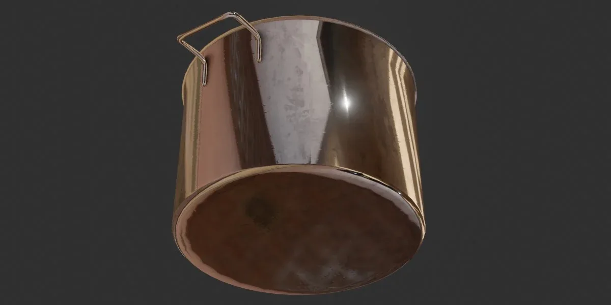 Stock Pot 3D Model