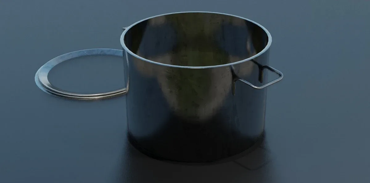 Stock Pot 3D Model