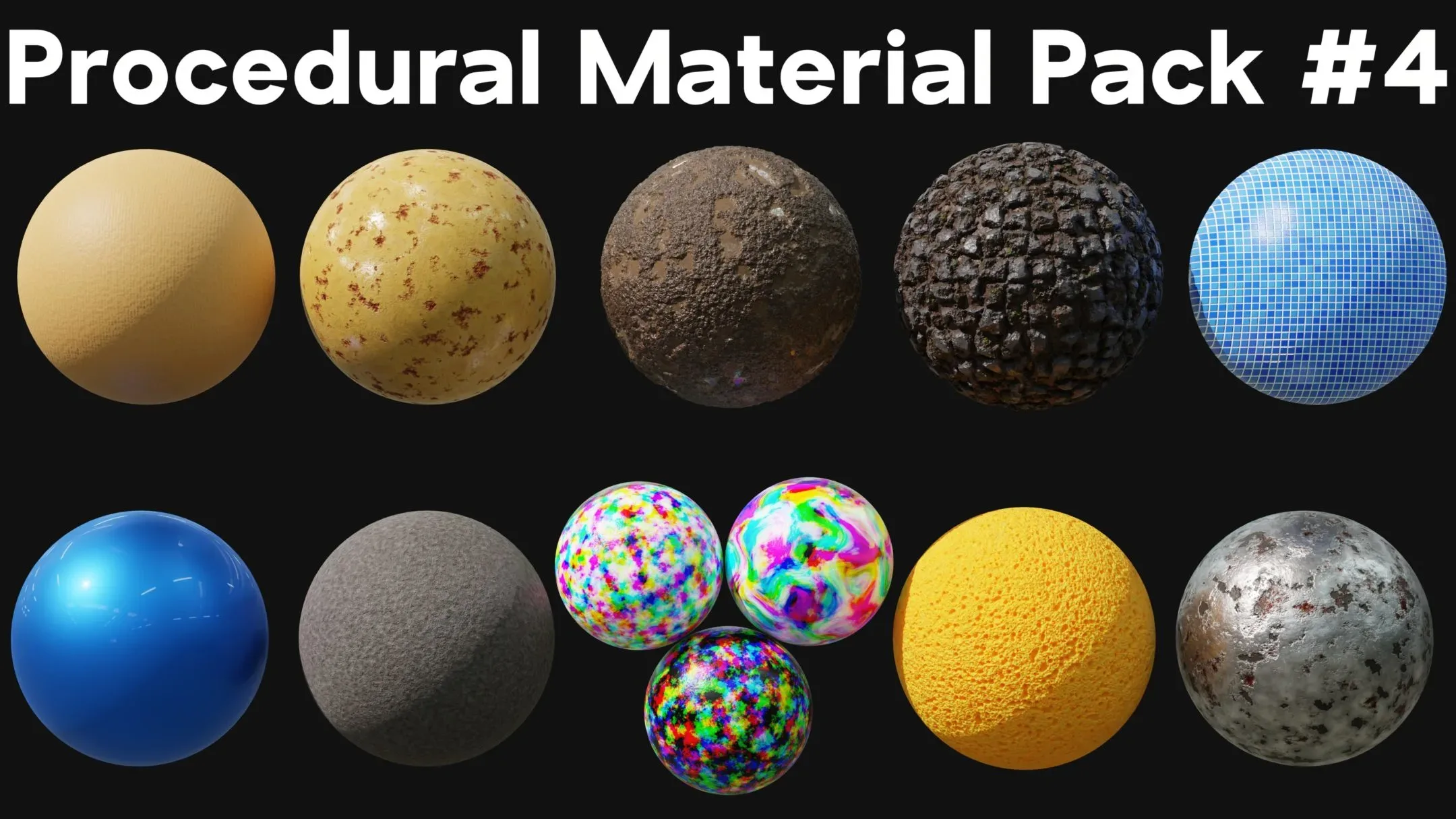 Blender Procedural Material Pack #4