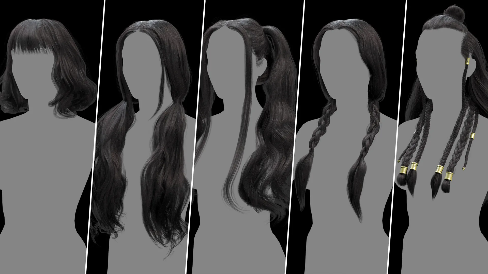 Alma Hair Collection ( 40 Hair Cards )