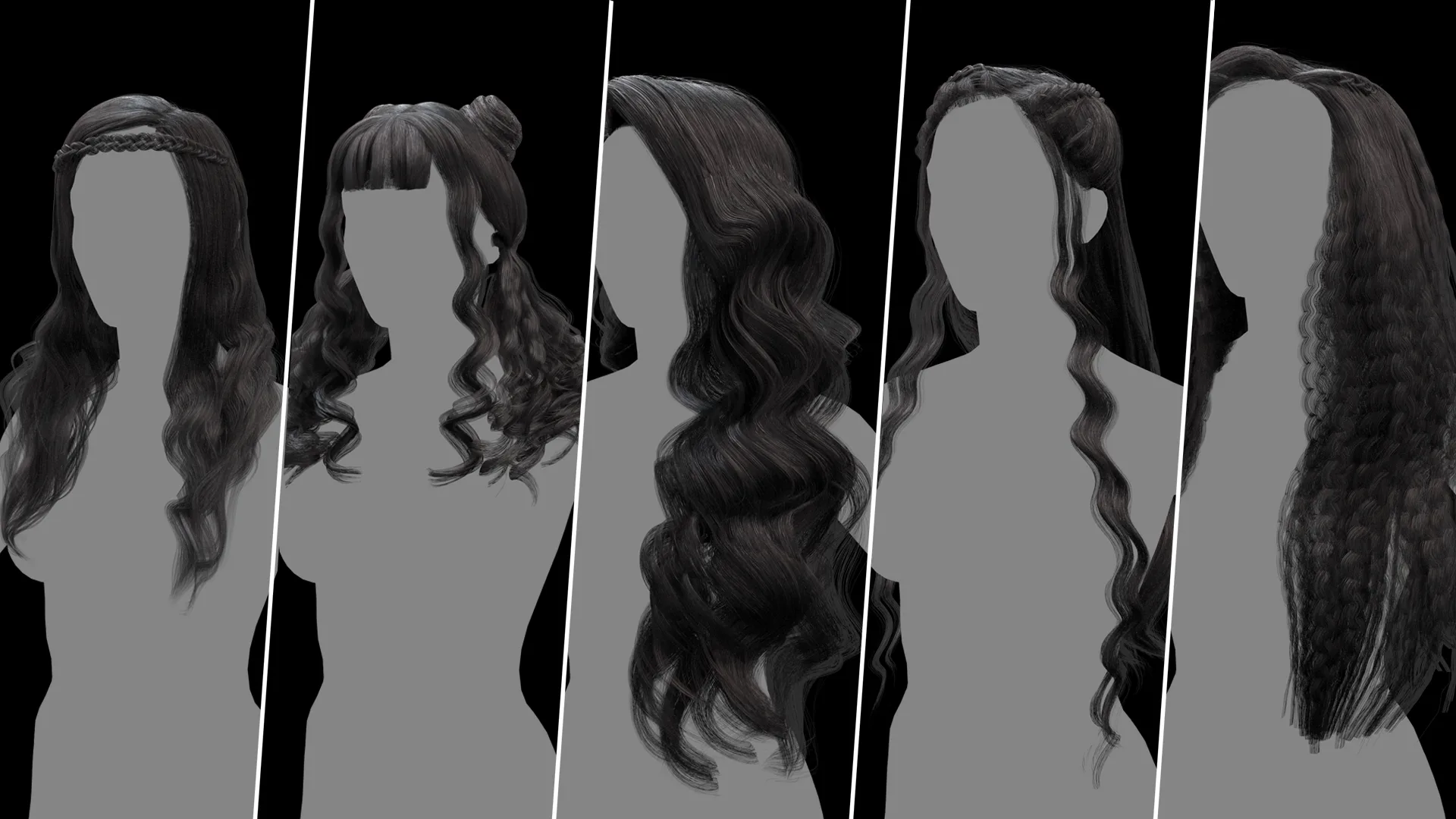 Alma Hair Collection ( 40 Hair Cards )