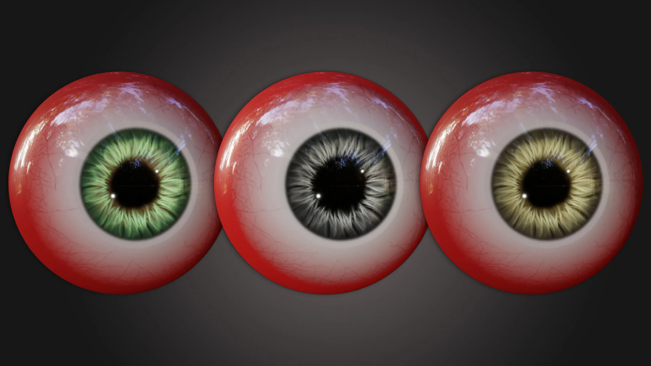 Procedural Eye Material (SBSAR+Textures) vol.1