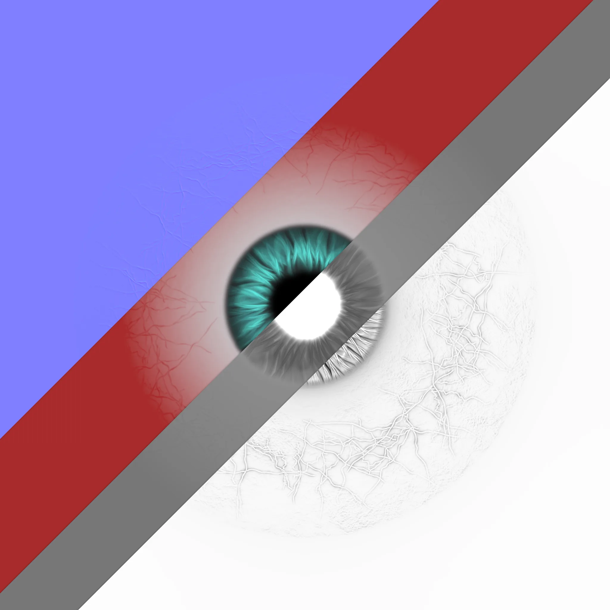 Procedural Eye Material (SBSAR+Textures) vol.1