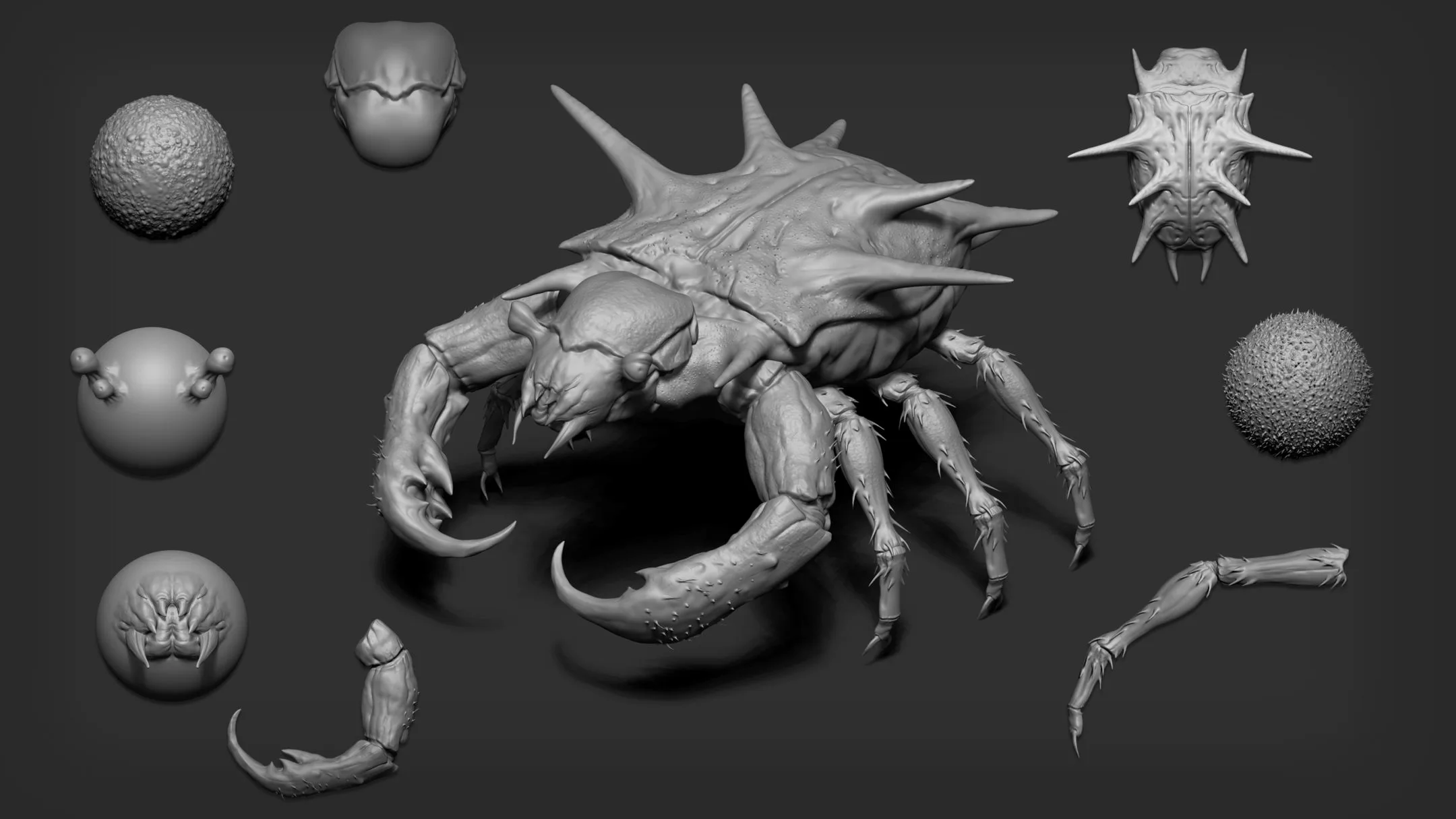 Zbrush + Blender - 80 Insectoid Creature Brush mega Pack