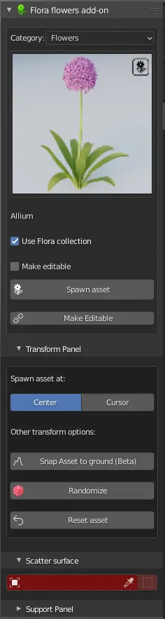 Flora add-on