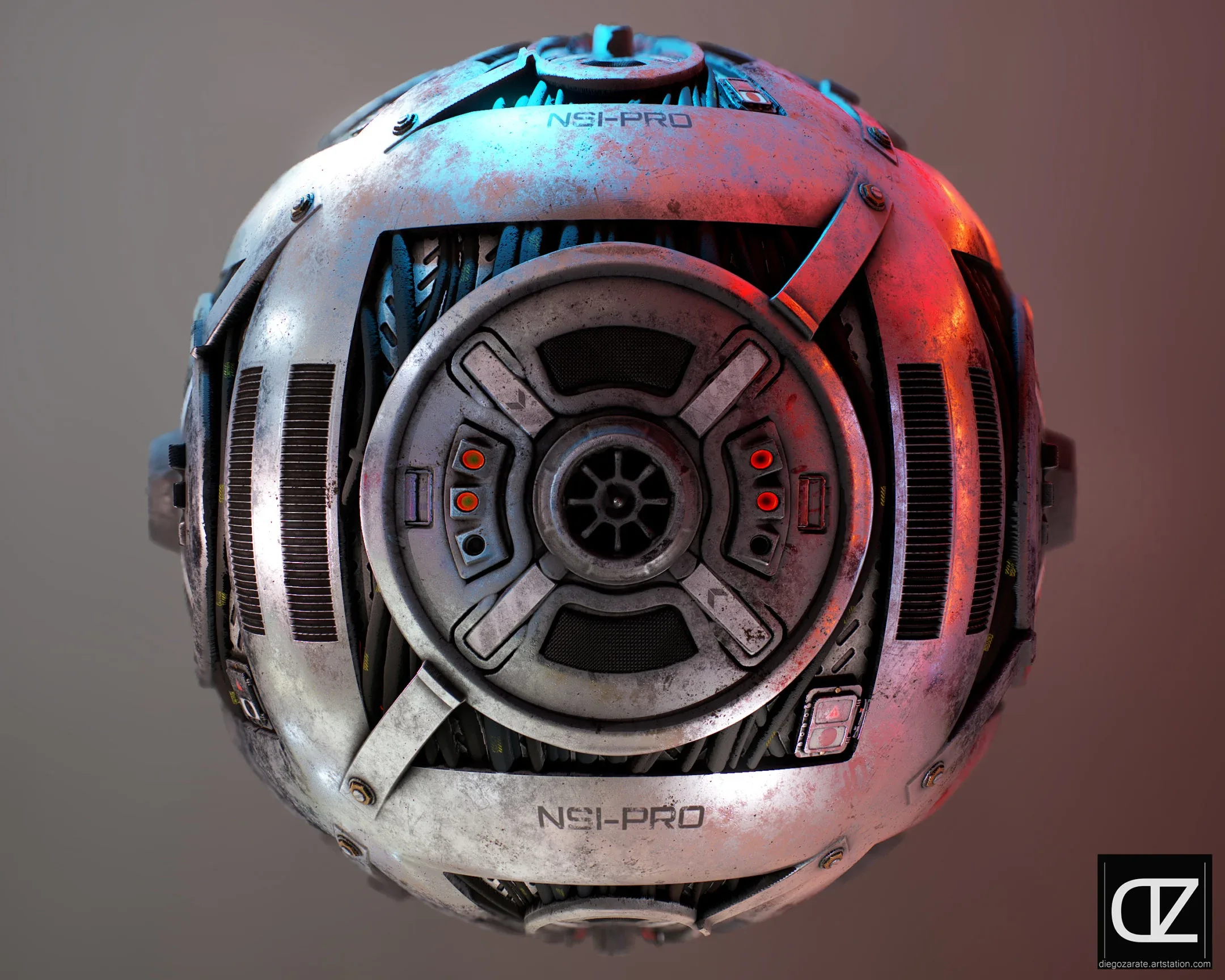 PBR - SCIFI DOOR / PIECE / ARTIFACT - 4K MATERIAL