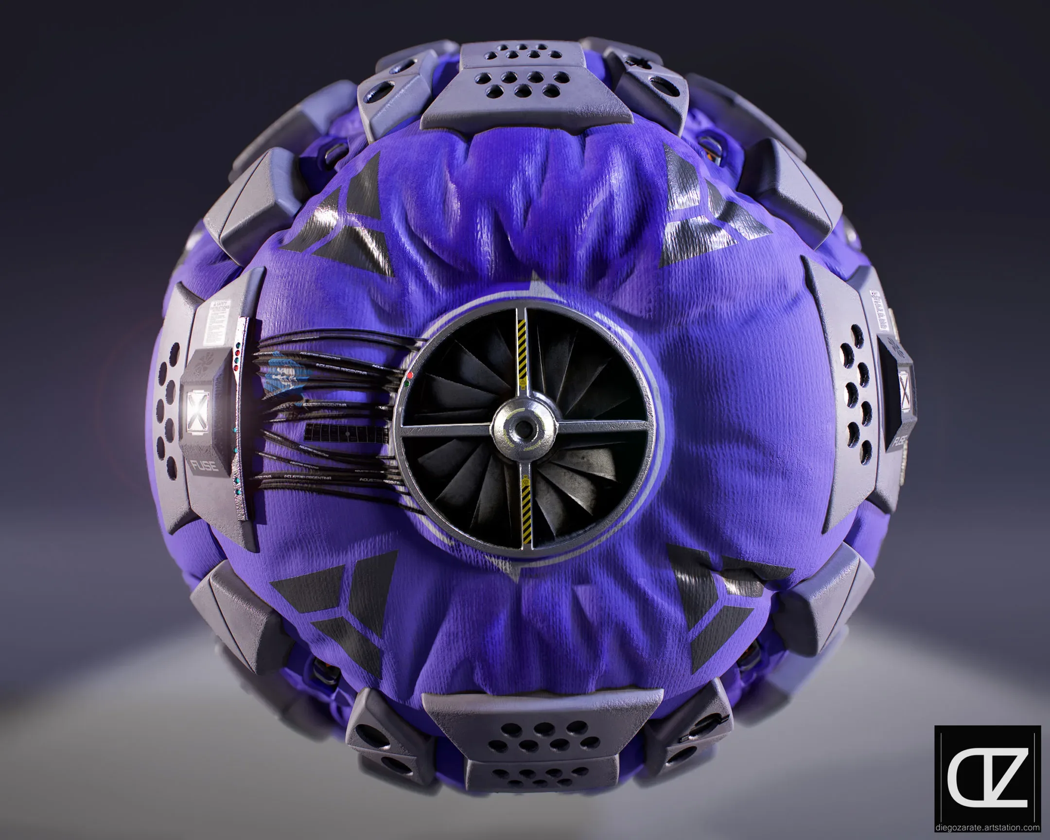 PBR - PADDED SCIFI VENTILATION PANEL - 4K MATERIAL