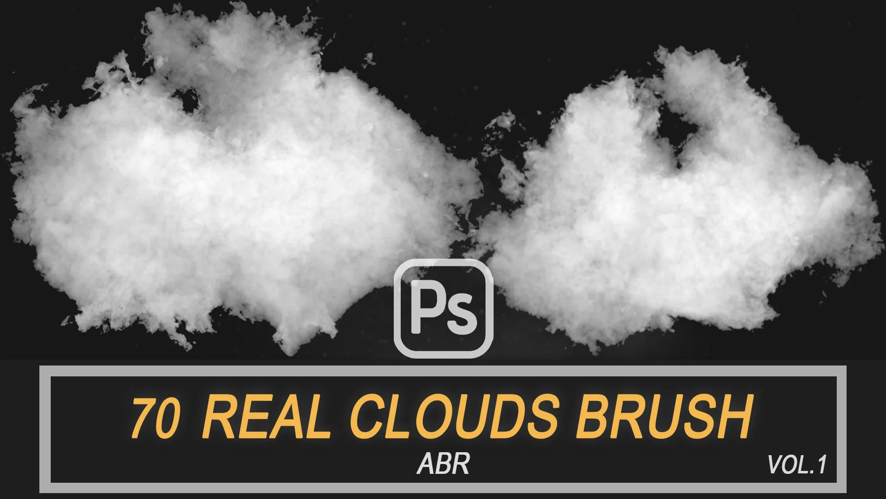 70 Real Clouds Brush (ABR) (2k) vol.1