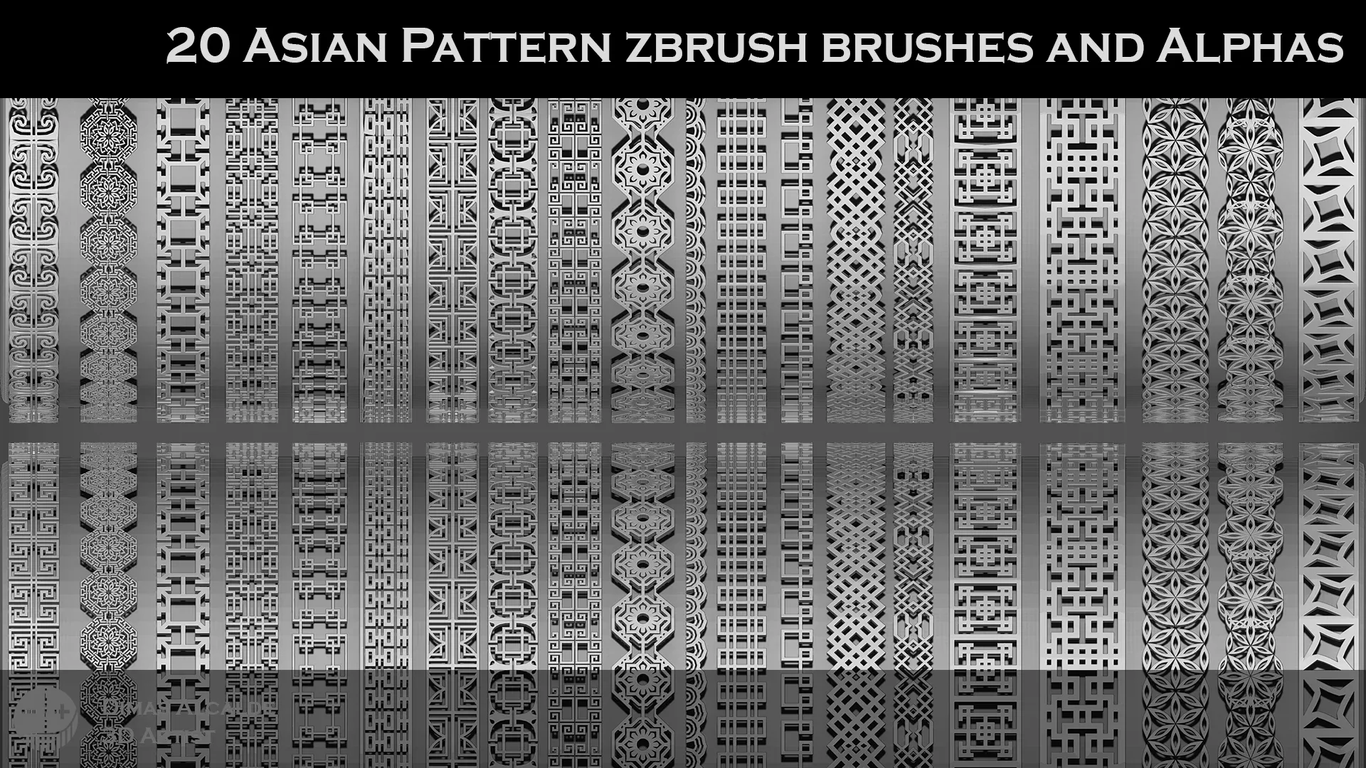 ? [New] 20 Asian Patterns, symbols, ZBRUSH IMM and Alphas (Blender)?