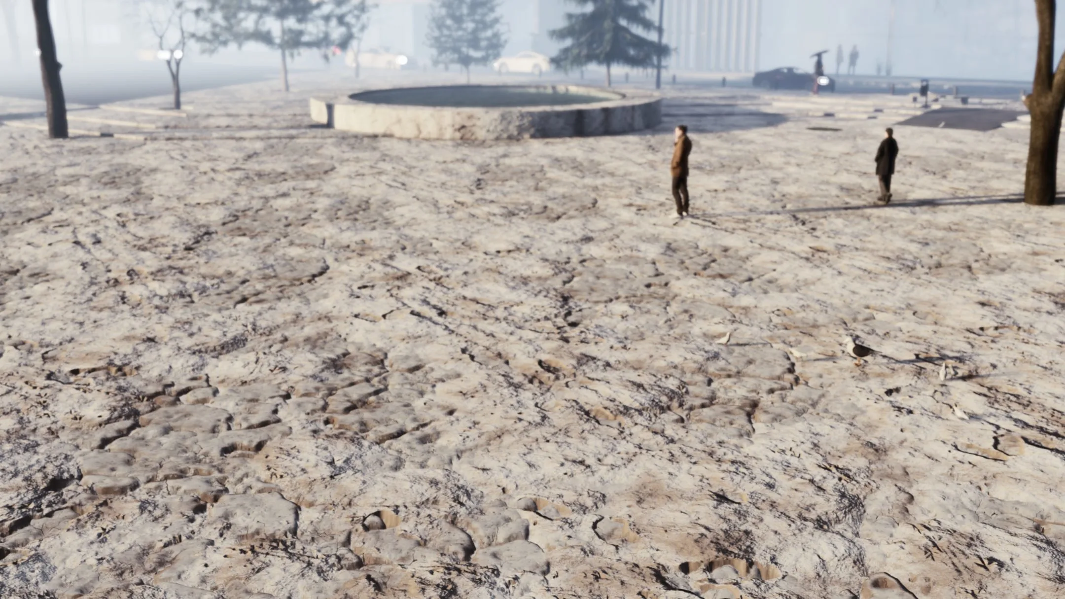 Snowy Ground Pbr Tileable Texture ( *.Sbsar )