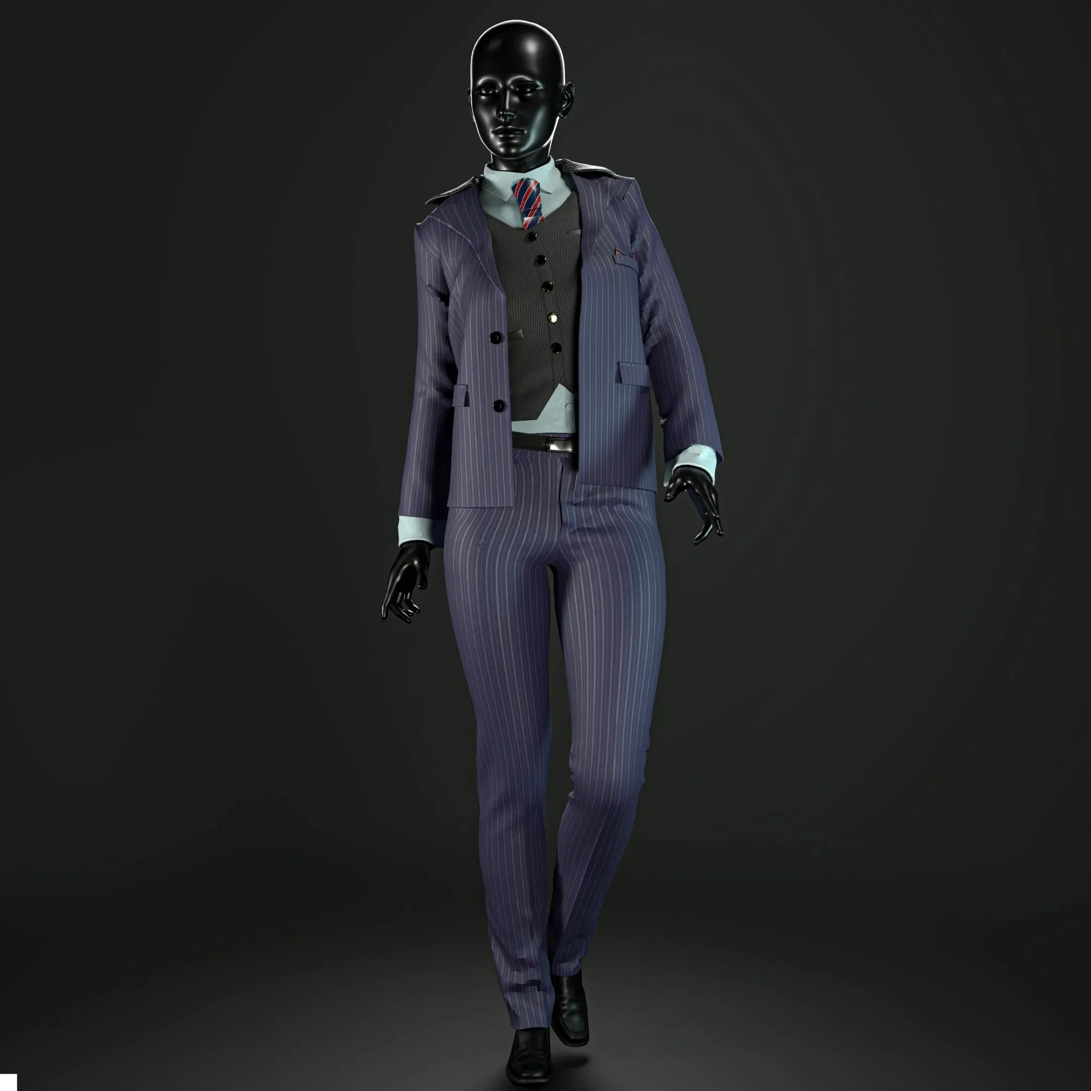 Suit No.1 : For women (Marvelous Designer & Clo3d & FBX & OBJ & Texture)