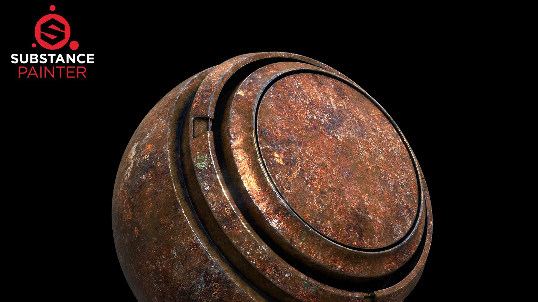 Reality Rust Metal Smart Material + Axe Model+ Pbr 8k Texture