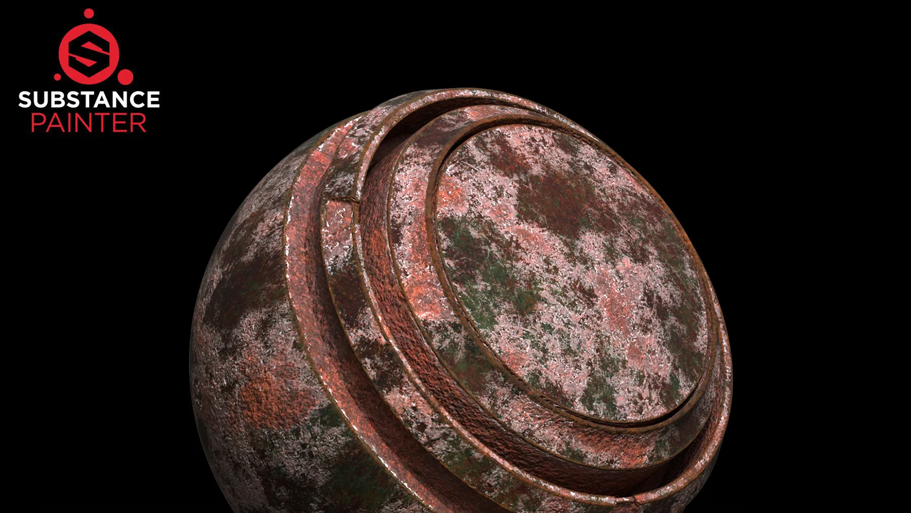 Reality Rust Metal Smart Material + Axe Model+ Pbr 8k Texture