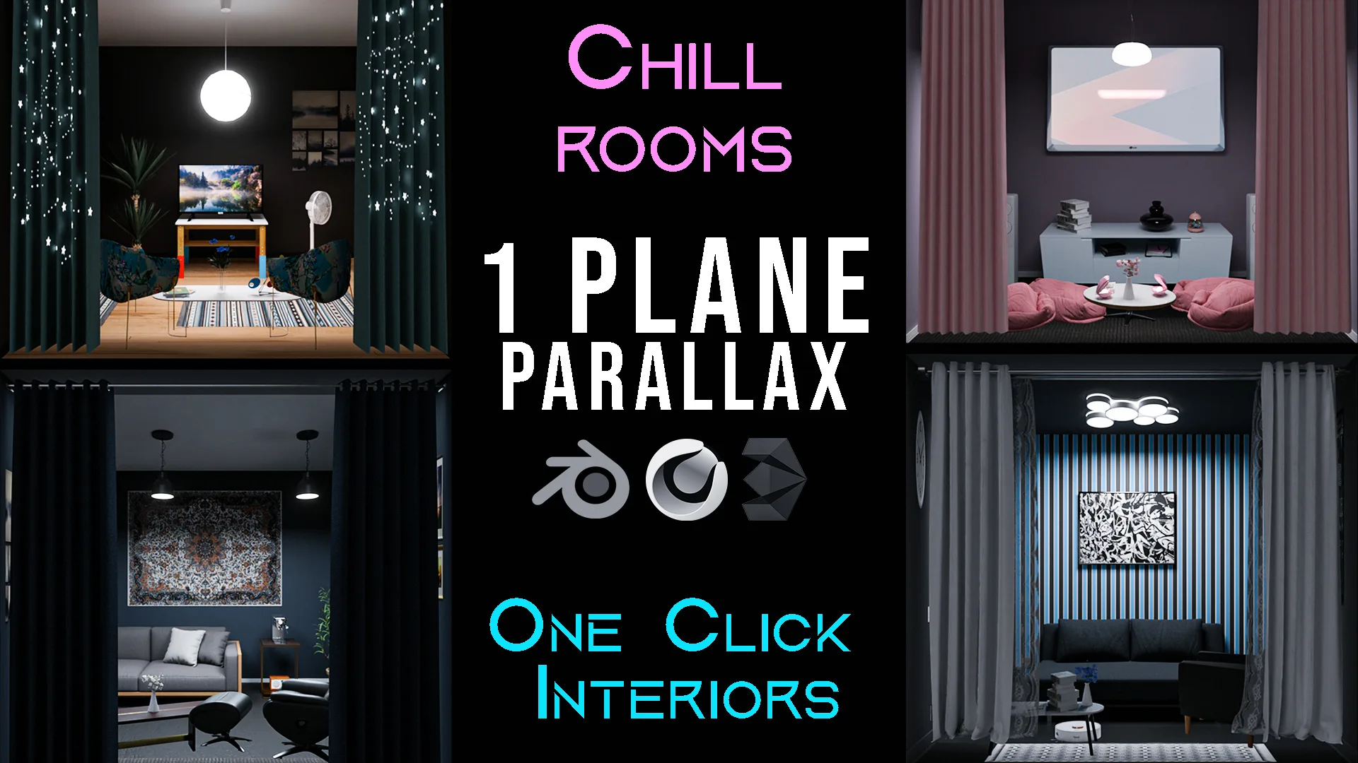 Parallax Chill Rooms | One Click Interiors | Kpack