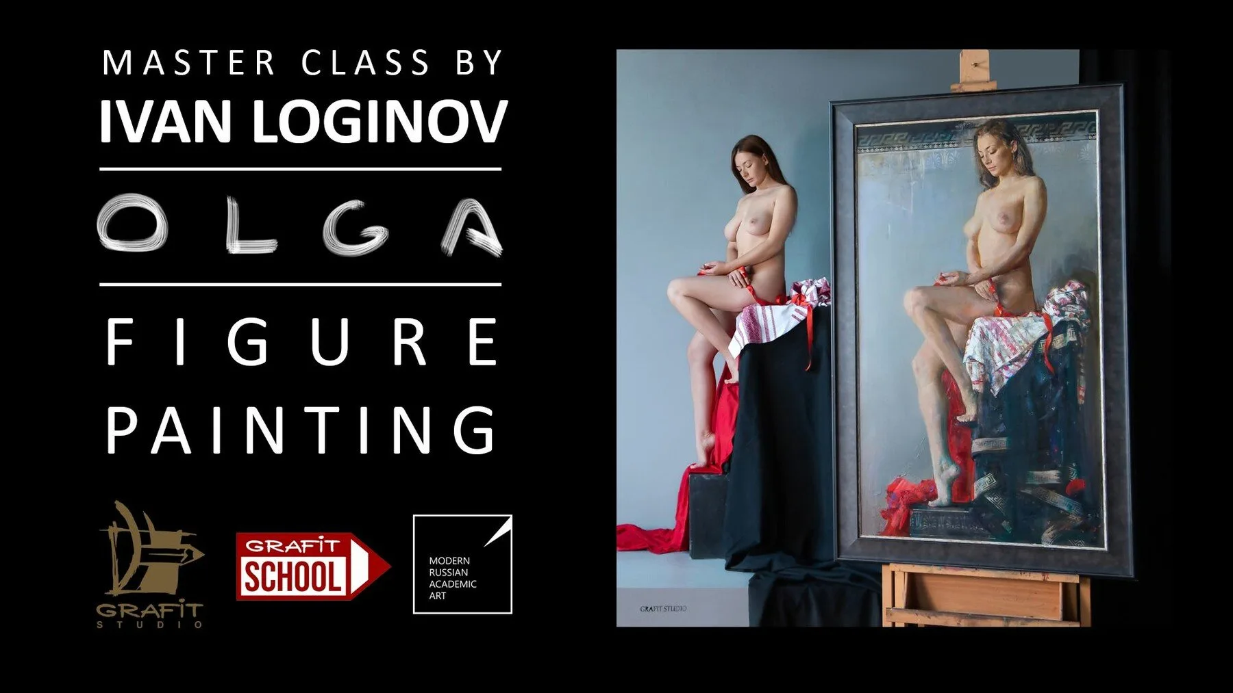 Figure Painting - Olga - a Master Class by Ivan Loginov