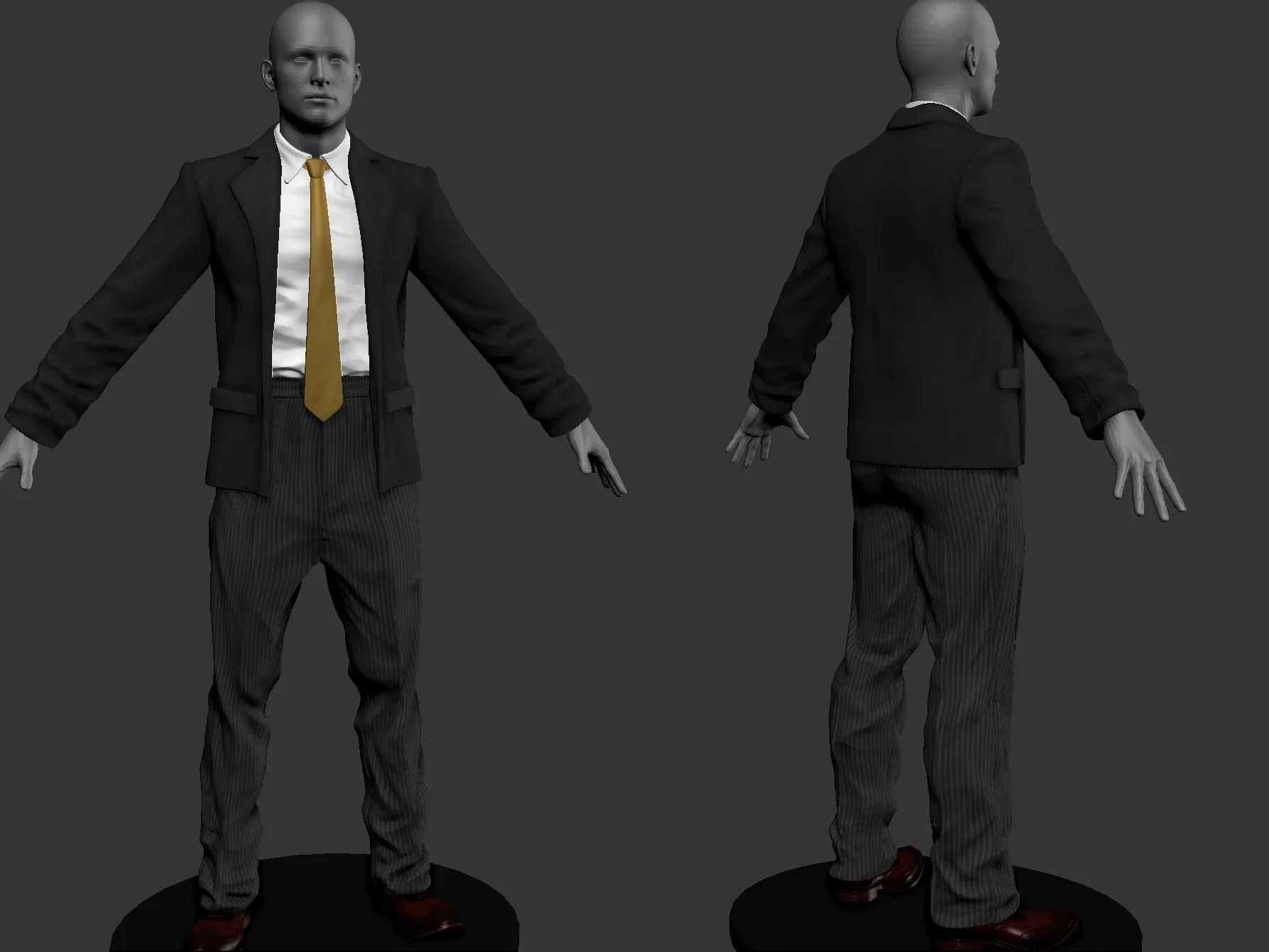 Video Tutorial Clean Suit men in zbrush 2021