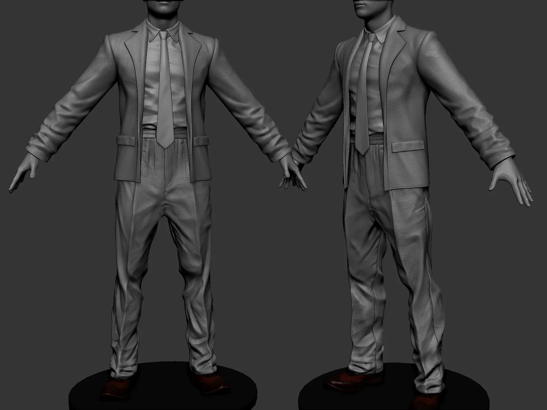 Video Tutorial Clean Suit men in zbrush 2021