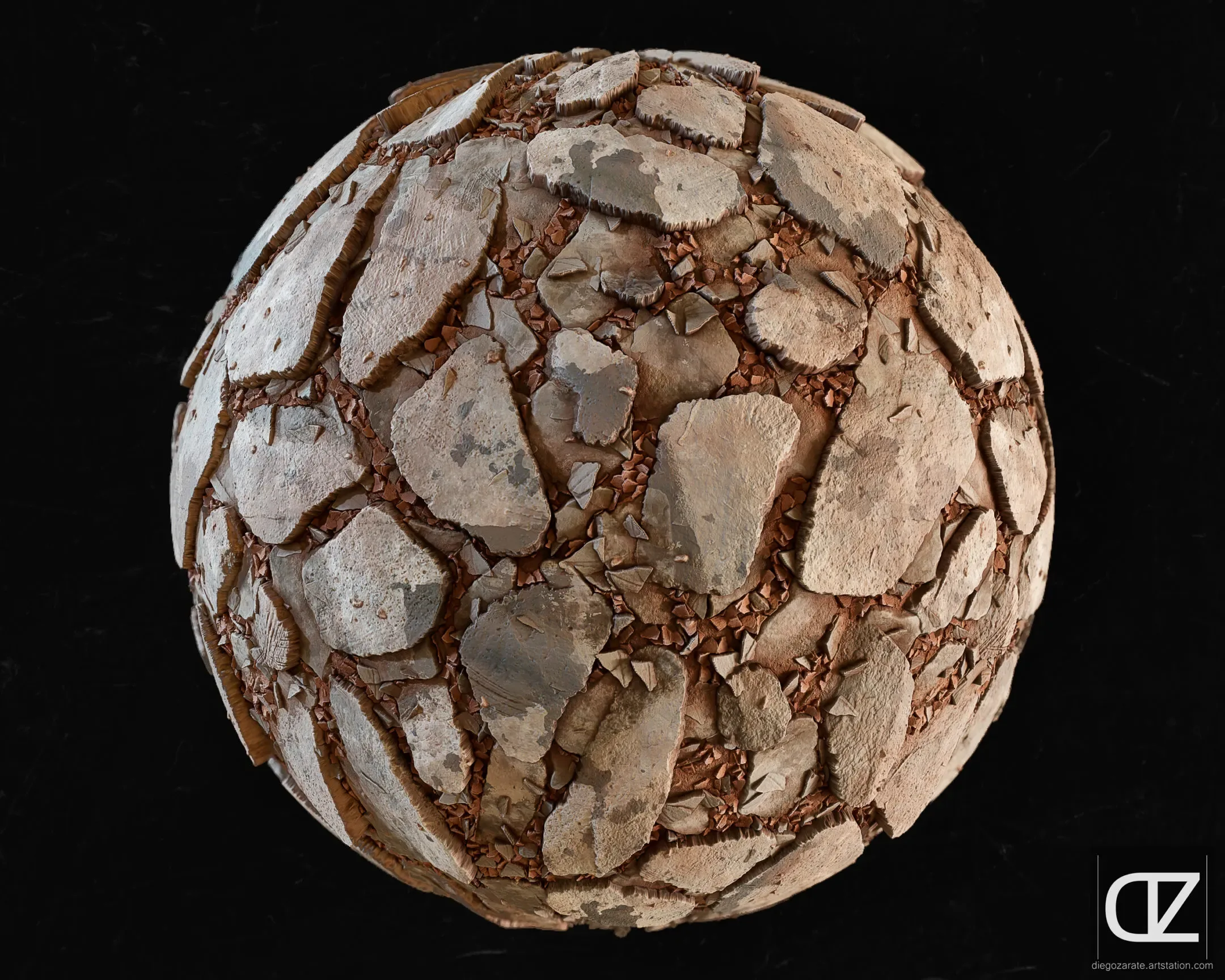 PBR - DEBRIS, RUBBLE - 4K MATERIAL