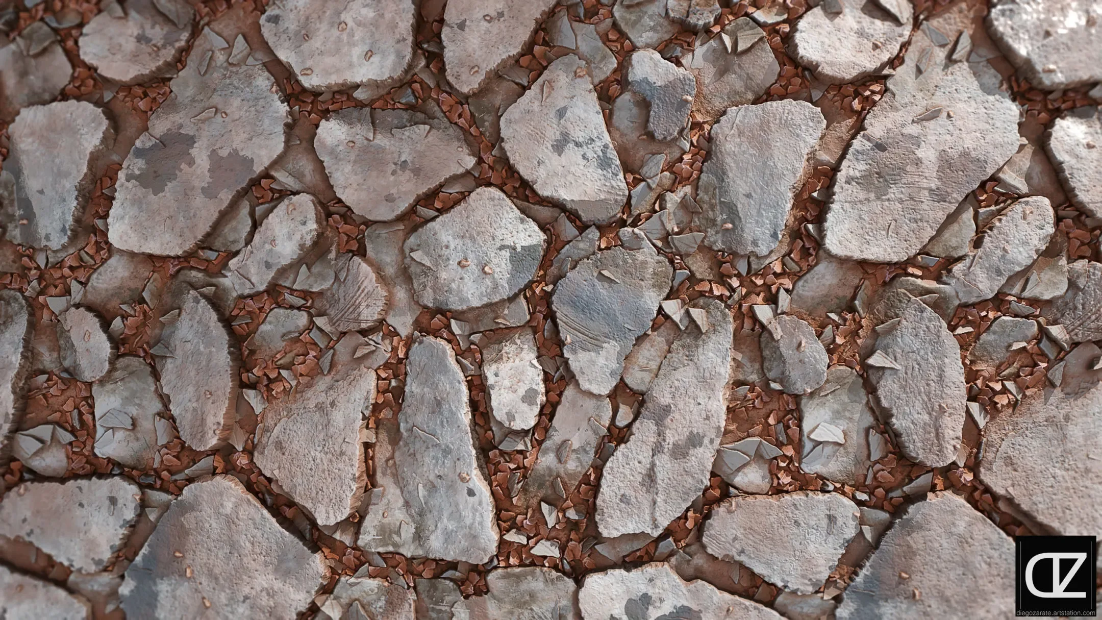 PBR - DEBRIS, RUBBLE - 4K MATERIAL