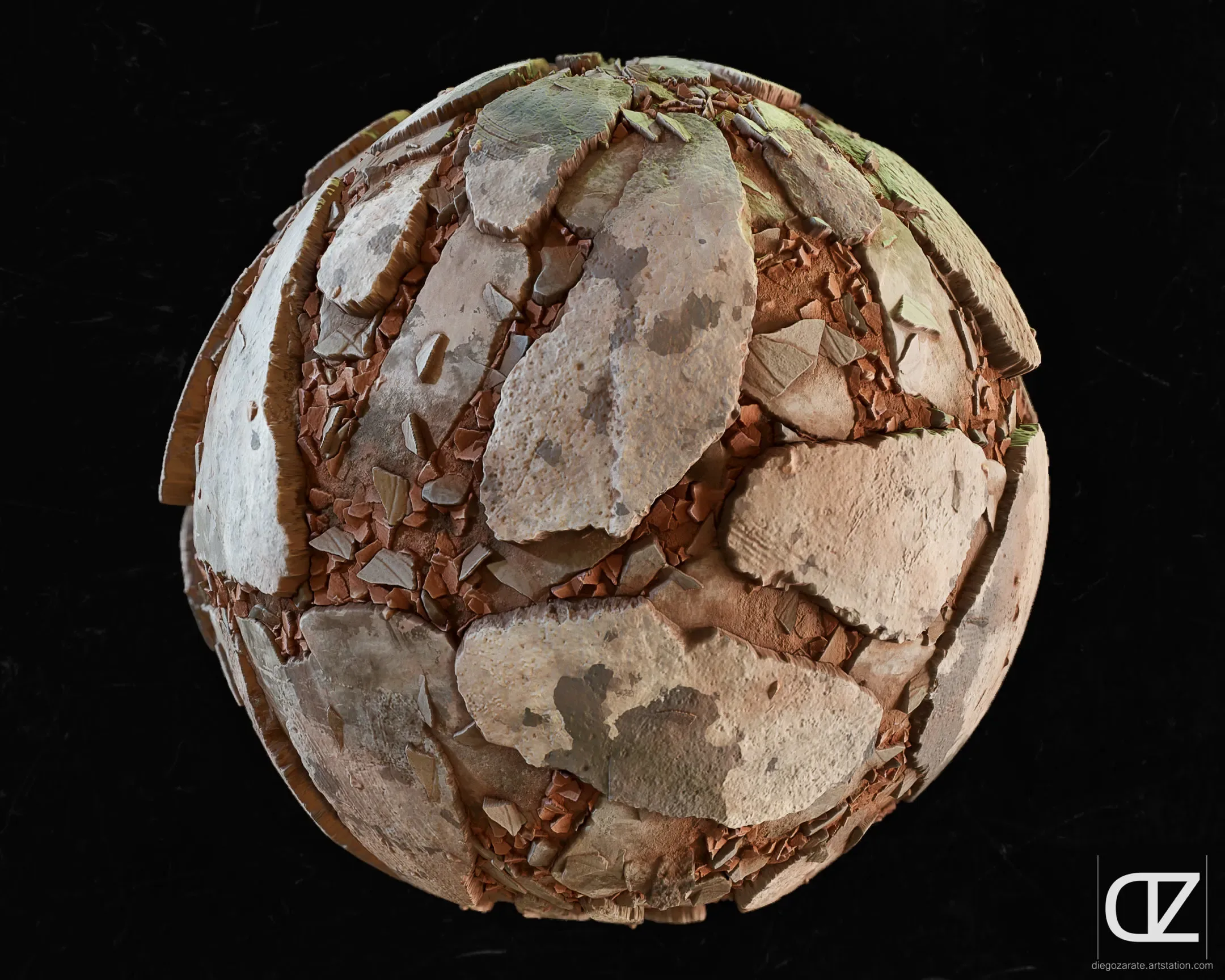 PBR - DEBRIS, RUBBLE - 4K MATERIAL