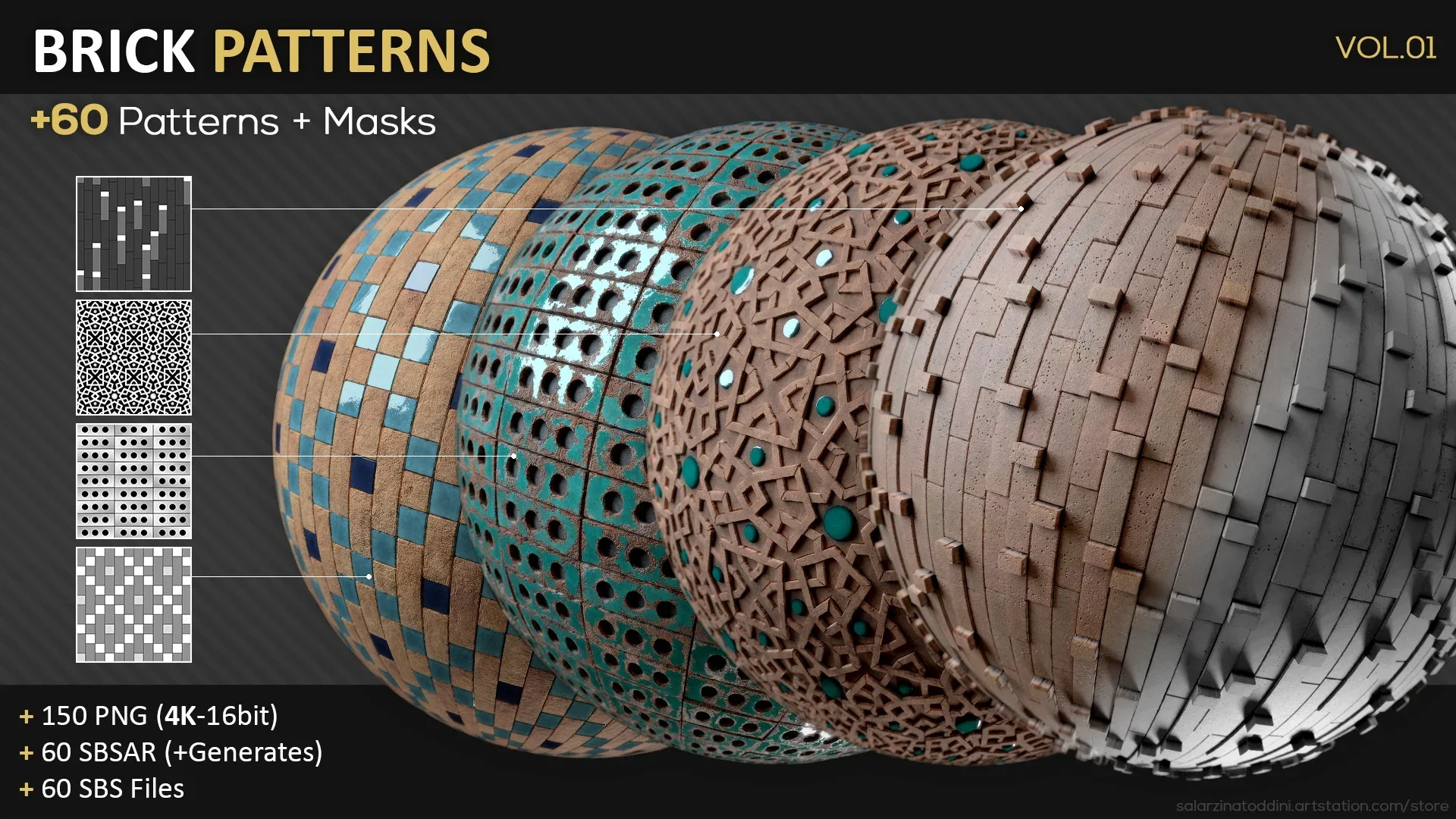 60 Brick Patterns – vol.1