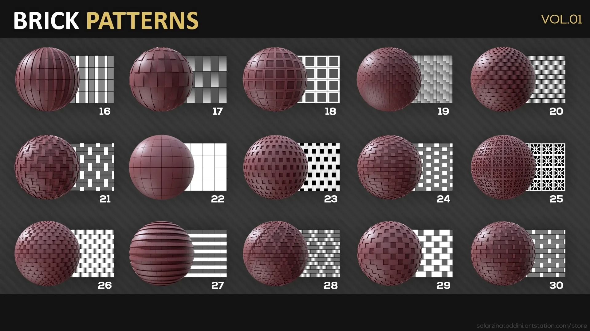 60 Brick Patterns – vol.1