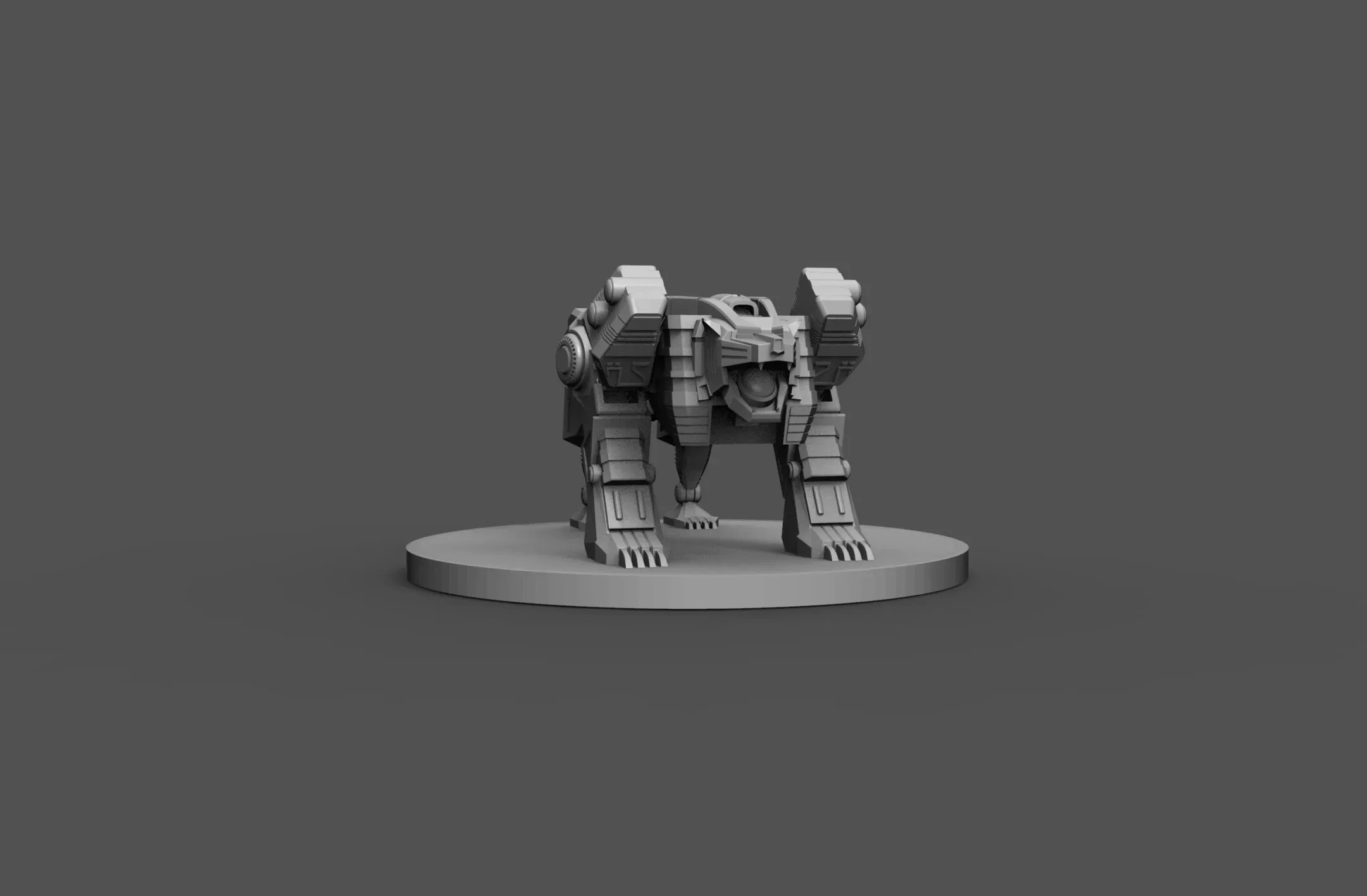 MMPR Tigerzord 3D print model