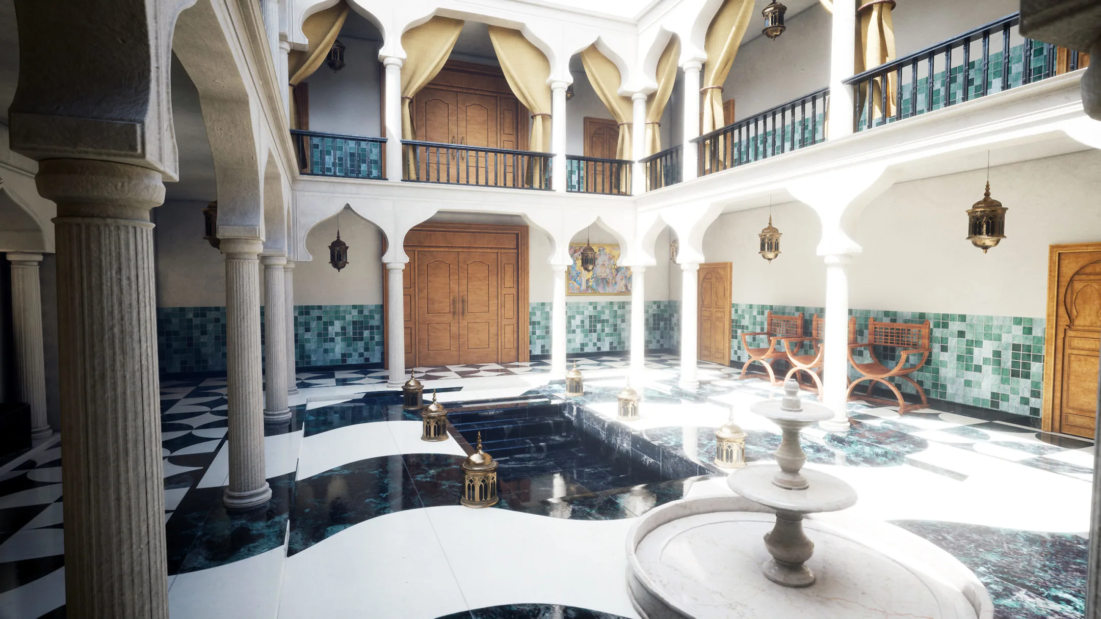 Creating a Moroccan Riad Environment in Unreal Engine 5