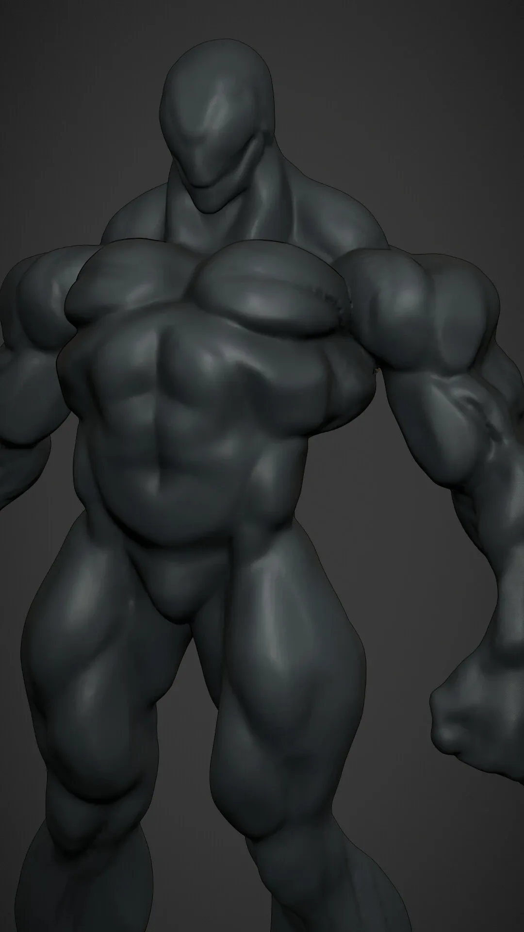 Muscule body basemesh comic