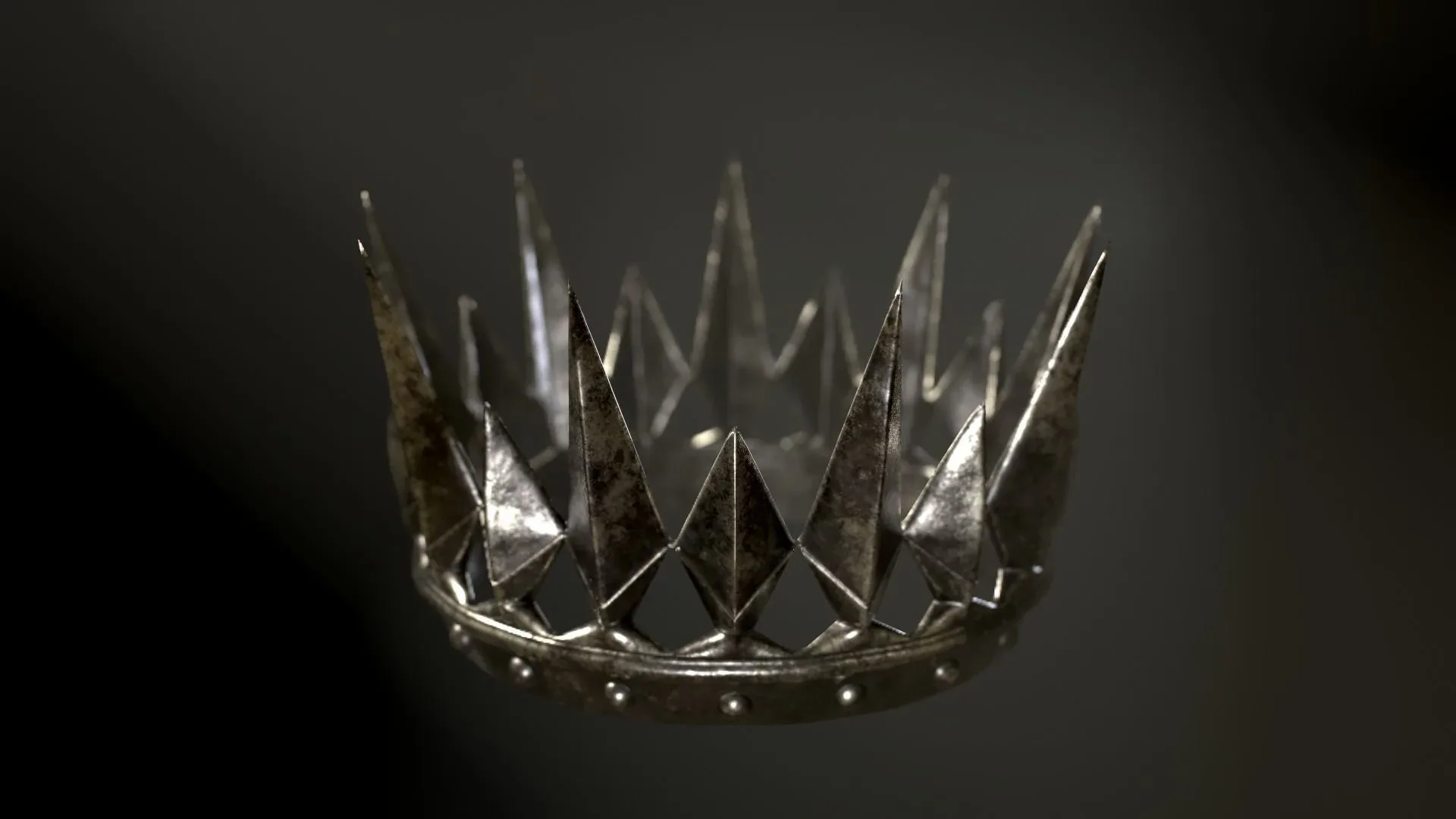 Old Medieval Dark Crown 4K