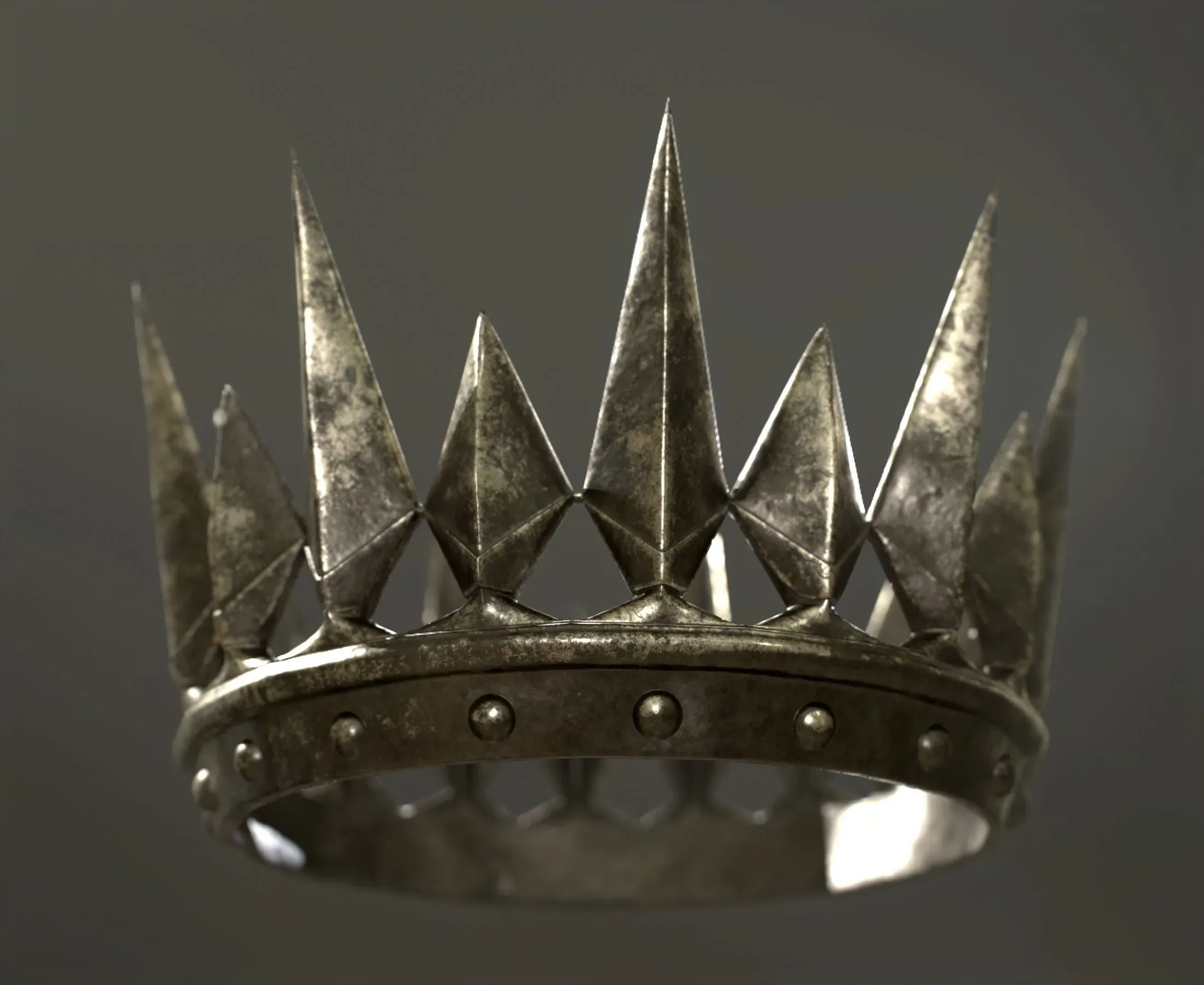 Old Medieval Dark Crown 4K