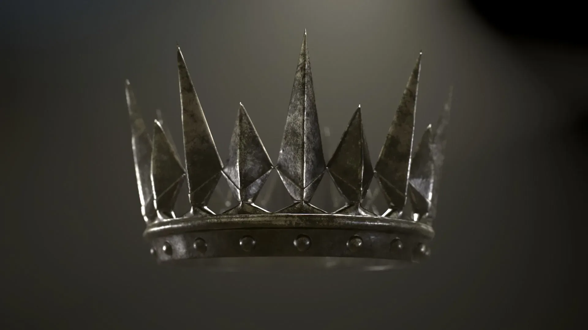 Old Medieval Dark Crown 4K