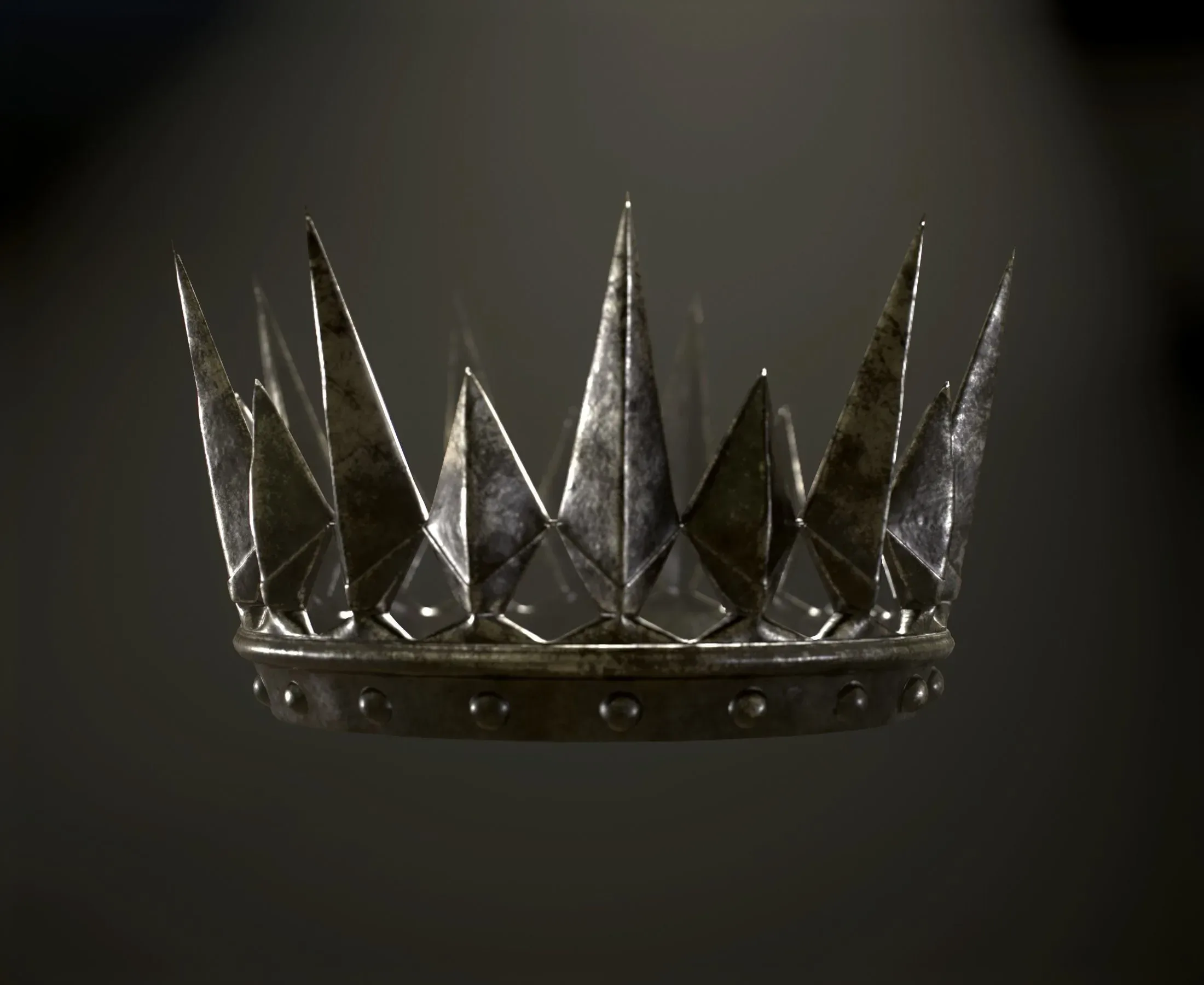 Old Medieval Dark Crown 4K