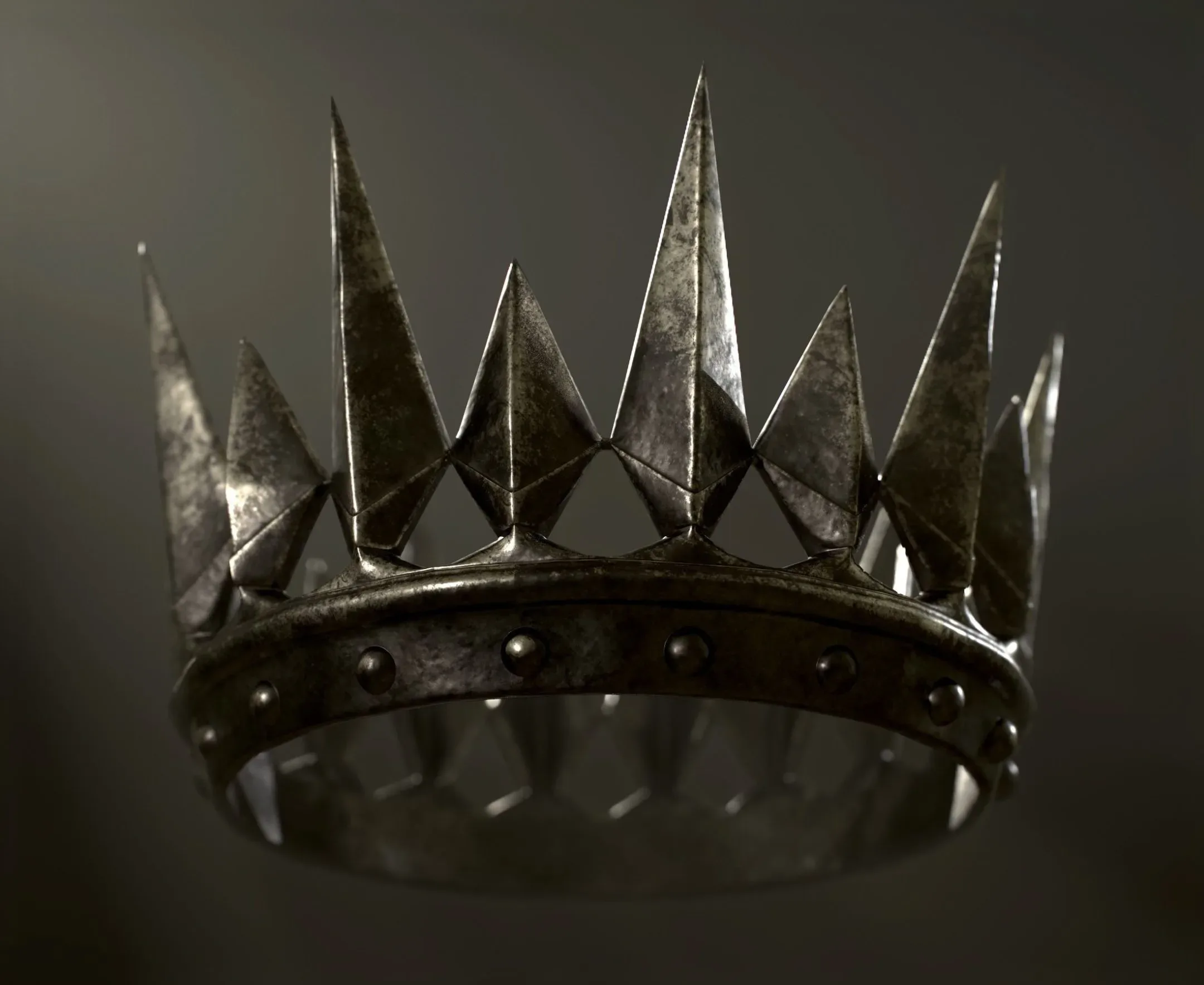 Old Medieval Dark Crown 4K