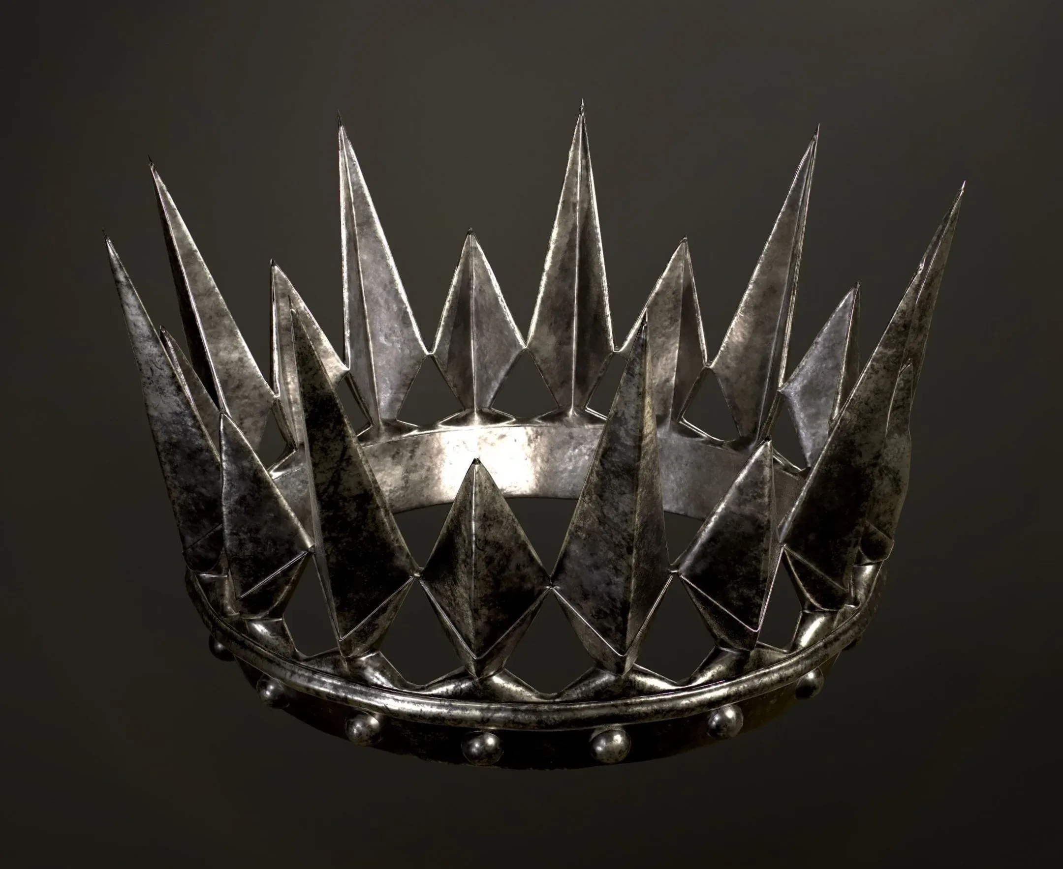 Old Medieval Dark Crown 4K