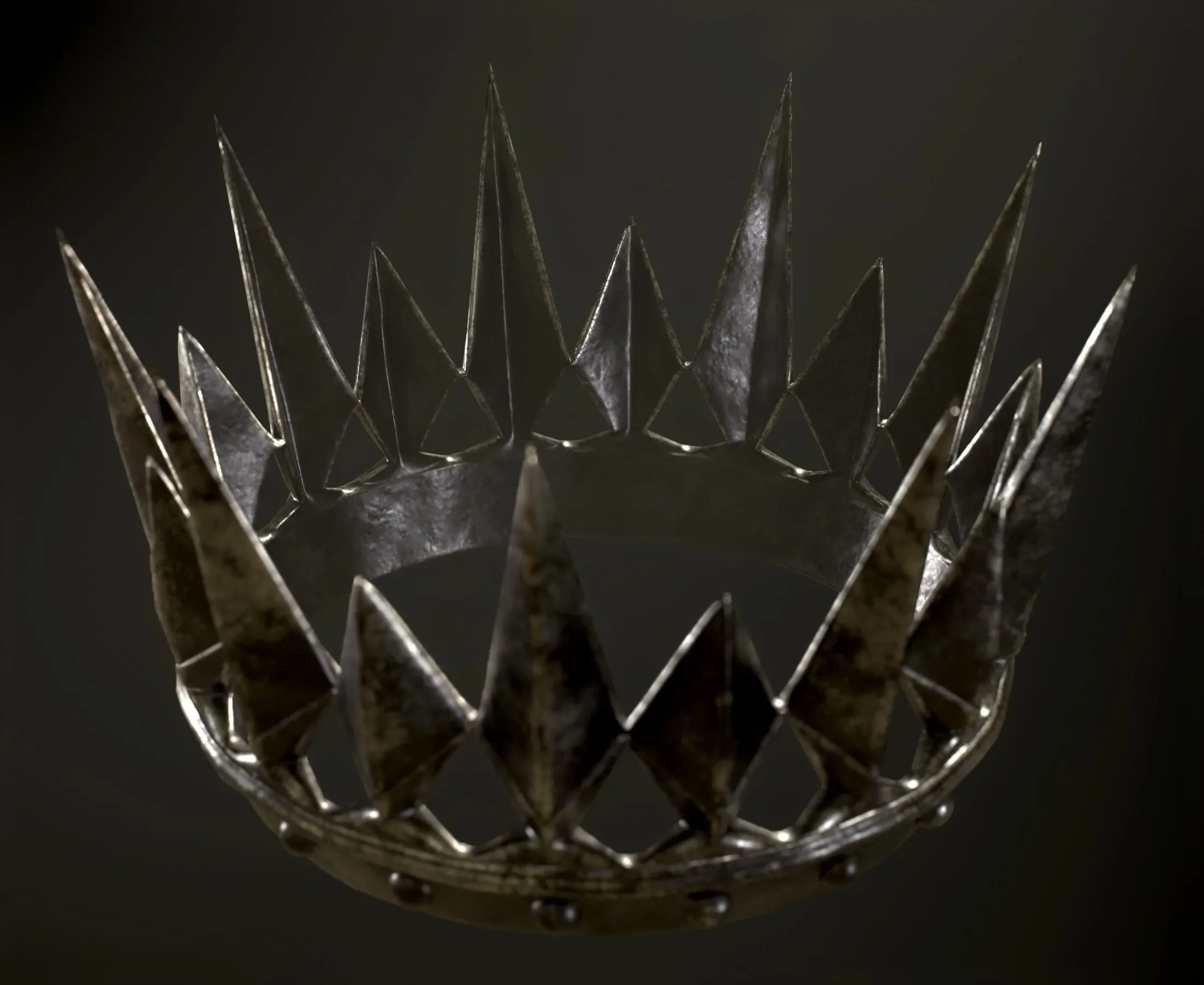 Old Medieval Dark Crown 4K