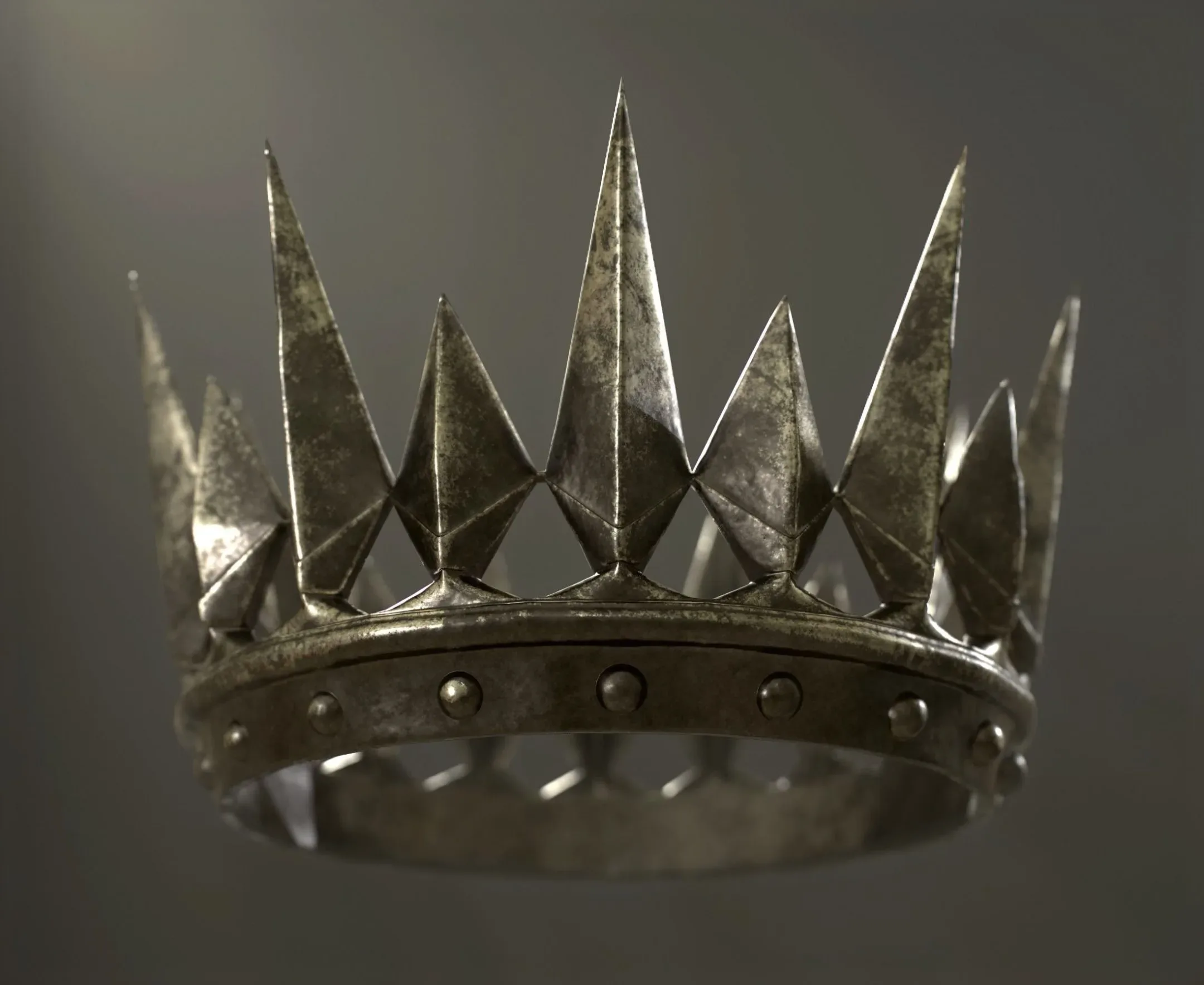 Old Medieval Dark Crown 4K