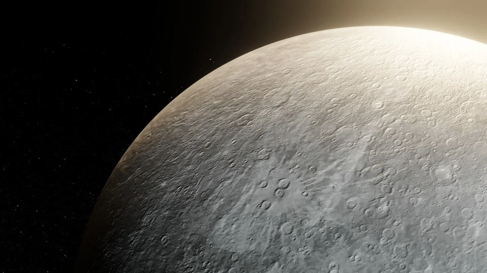 Photorealistic Mercury 8k Textures 3D Model