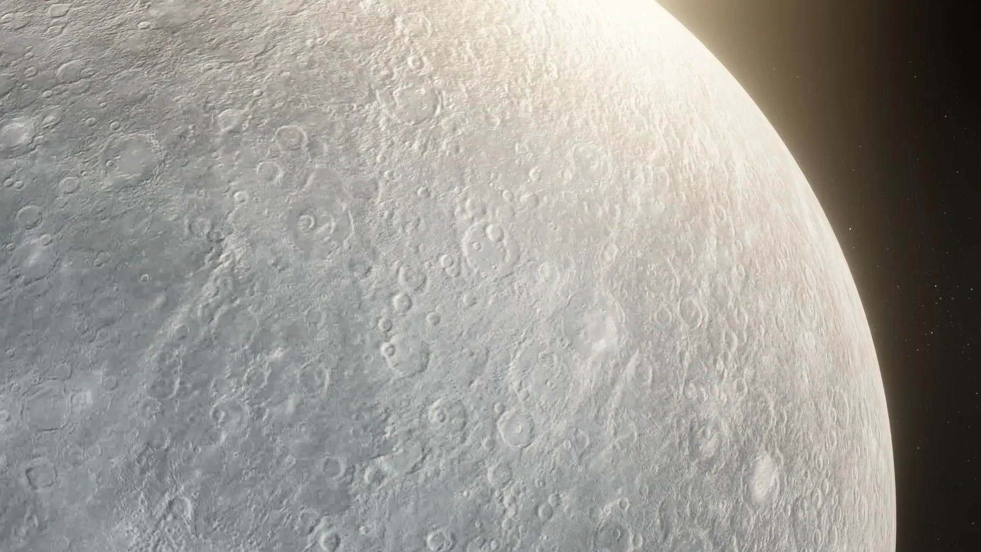 Photorealistic Mercury 8k Textures 3D Model