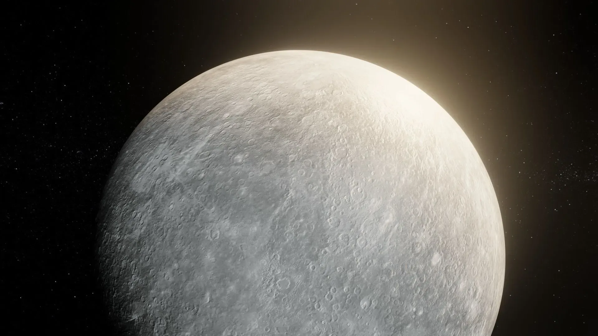 Photorealistic Mercury 8k Textures 3D Model