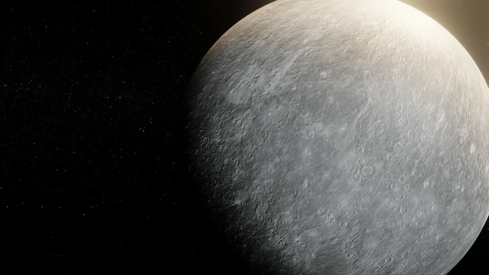 Photorealistic Mercury 8k Textures 3D Model