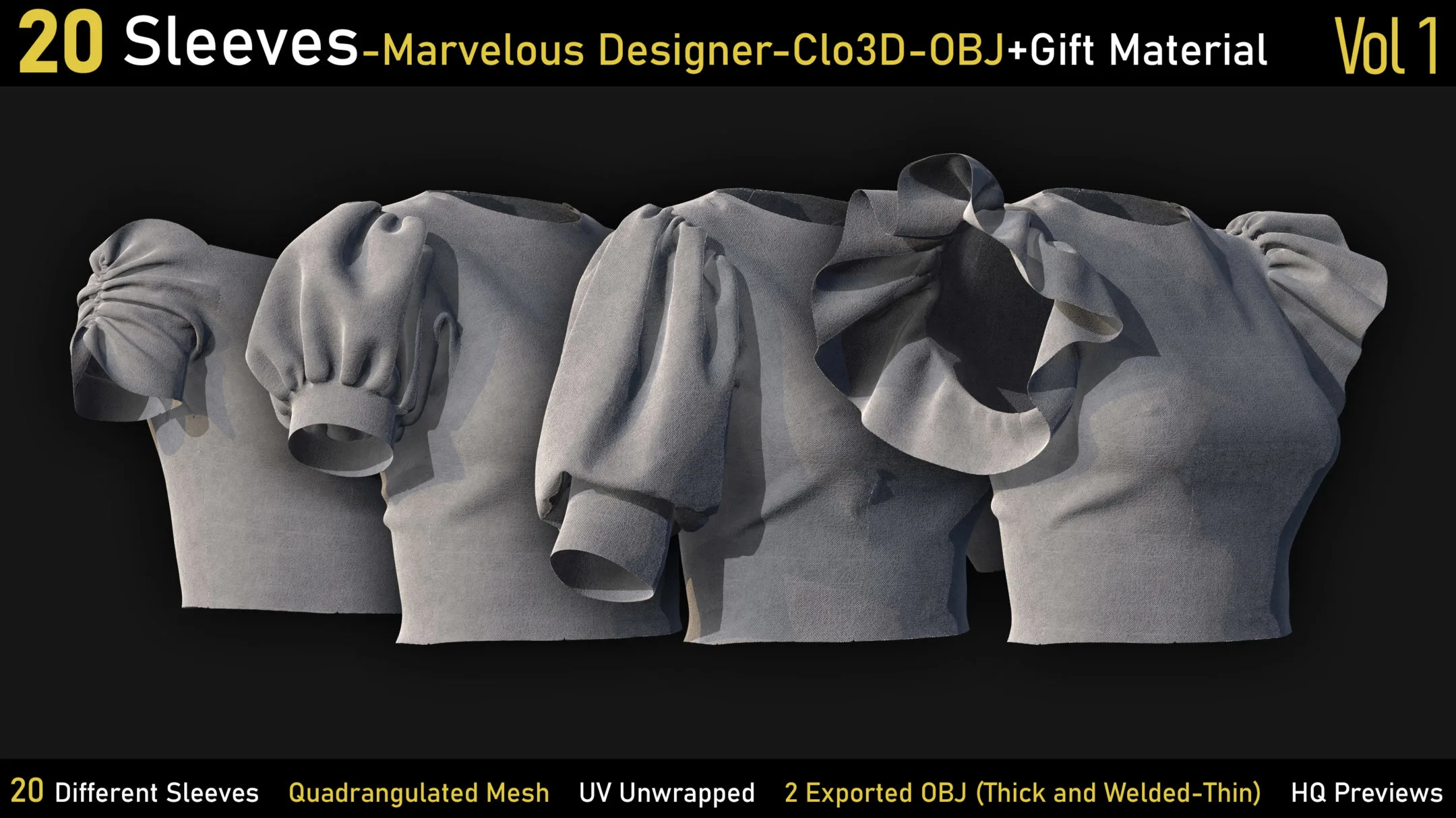 20-Sleeves-Marvelous designer-Clo3d