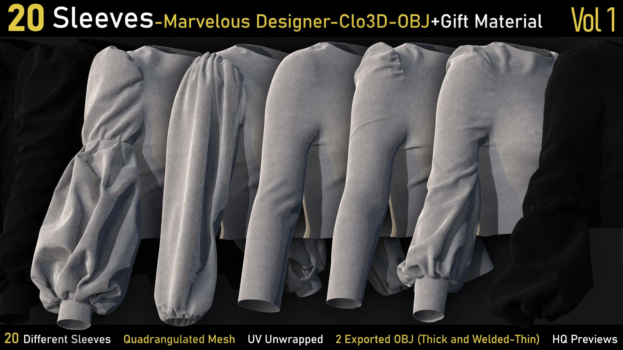 20-Sleeves-Marvelous designer-Clo3d