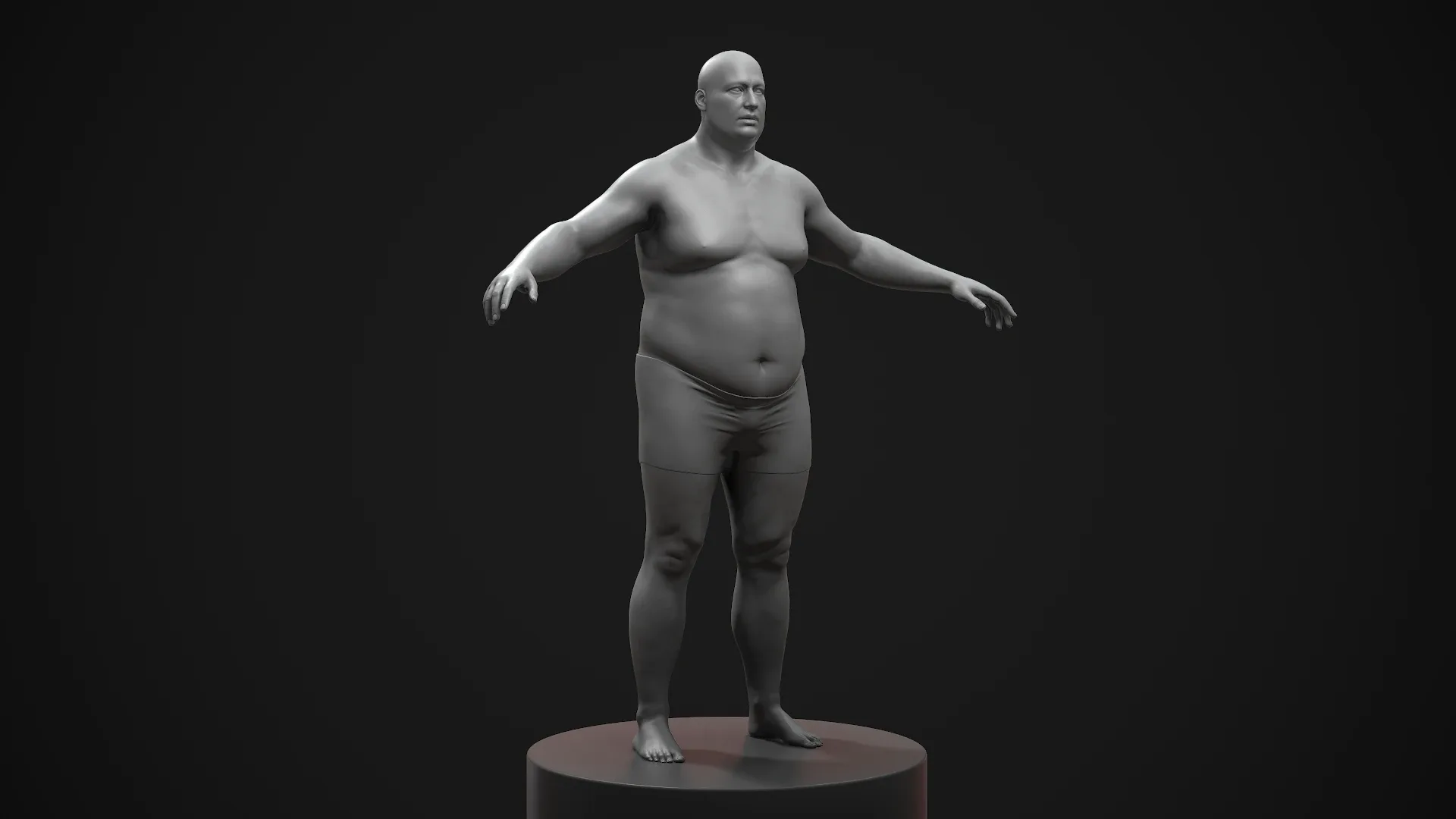 Fat Man Body Basemesh